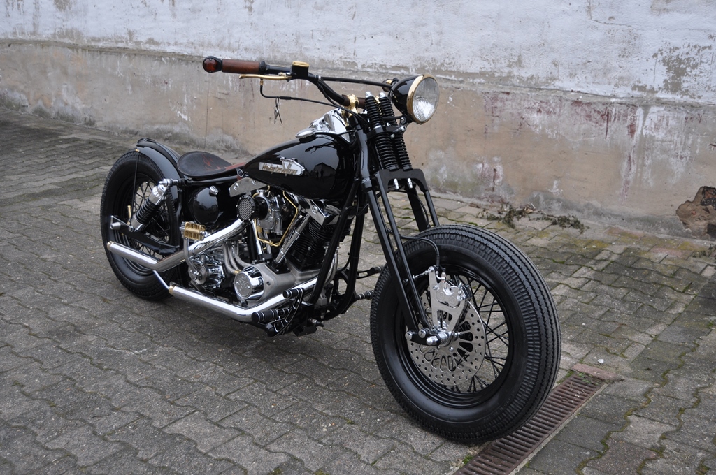 78´FX Shovel mit 113 S&S Motor, BSB Customs Umbau