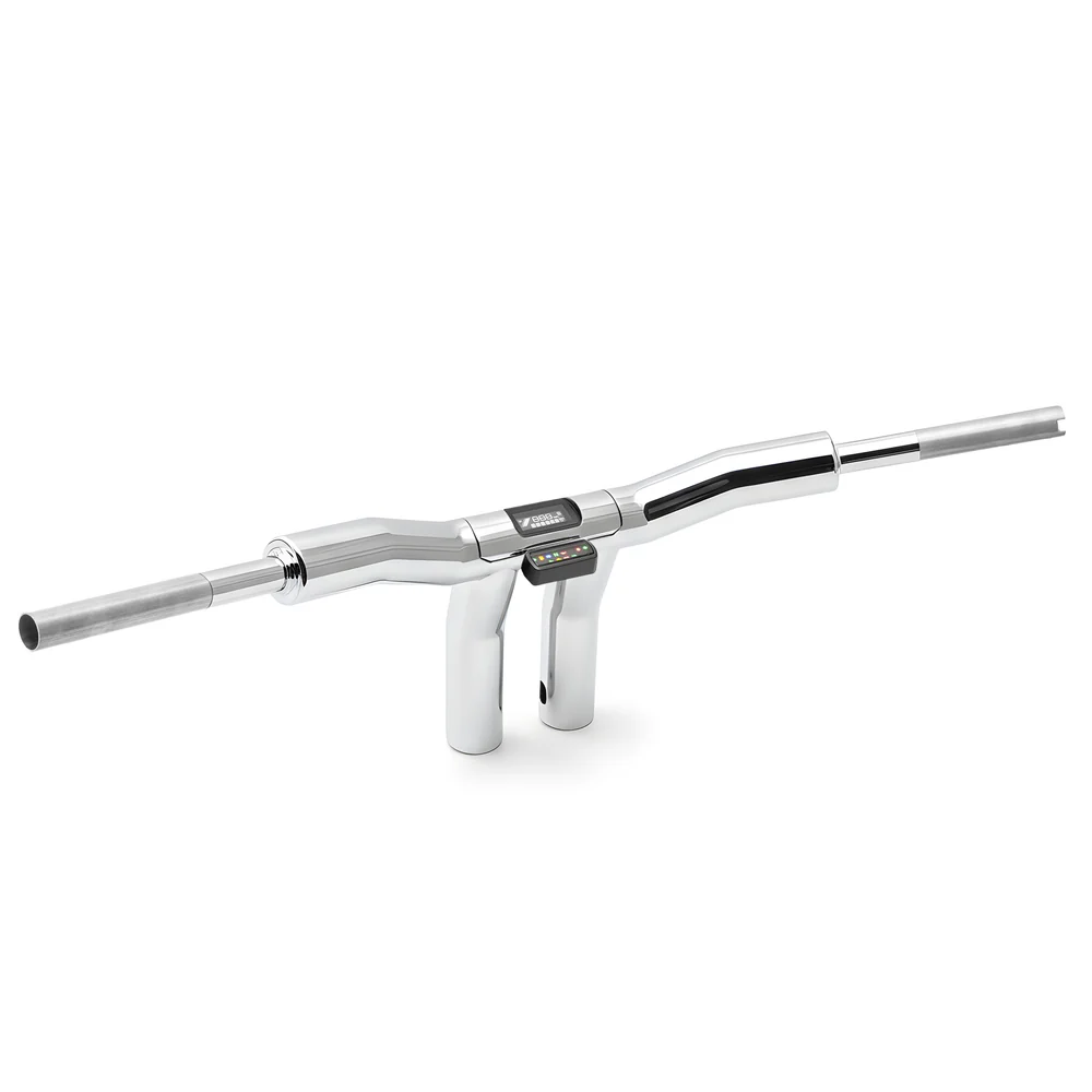 „Rückenschonender“ T-Bar Mega-Lenker mit geneigter Lenksäule (mit optionalem Stealth-Speedometer) mit GUTACHTEN !!!