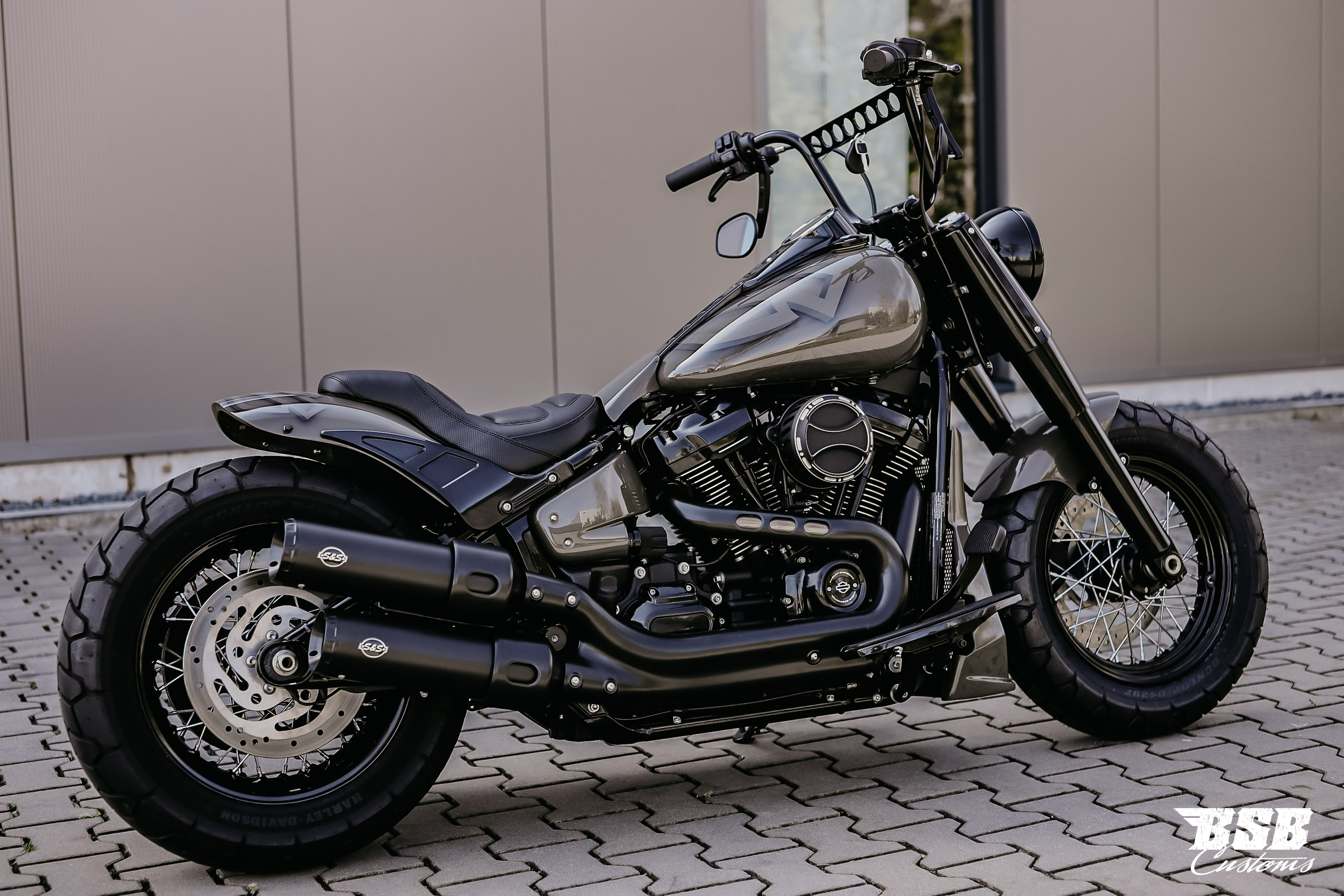 Müller Tieferlegungs-kit MP1  Harley Davidson Milwaukee Eight M8 Modelle bis 40 mm tiefer mit TÜV