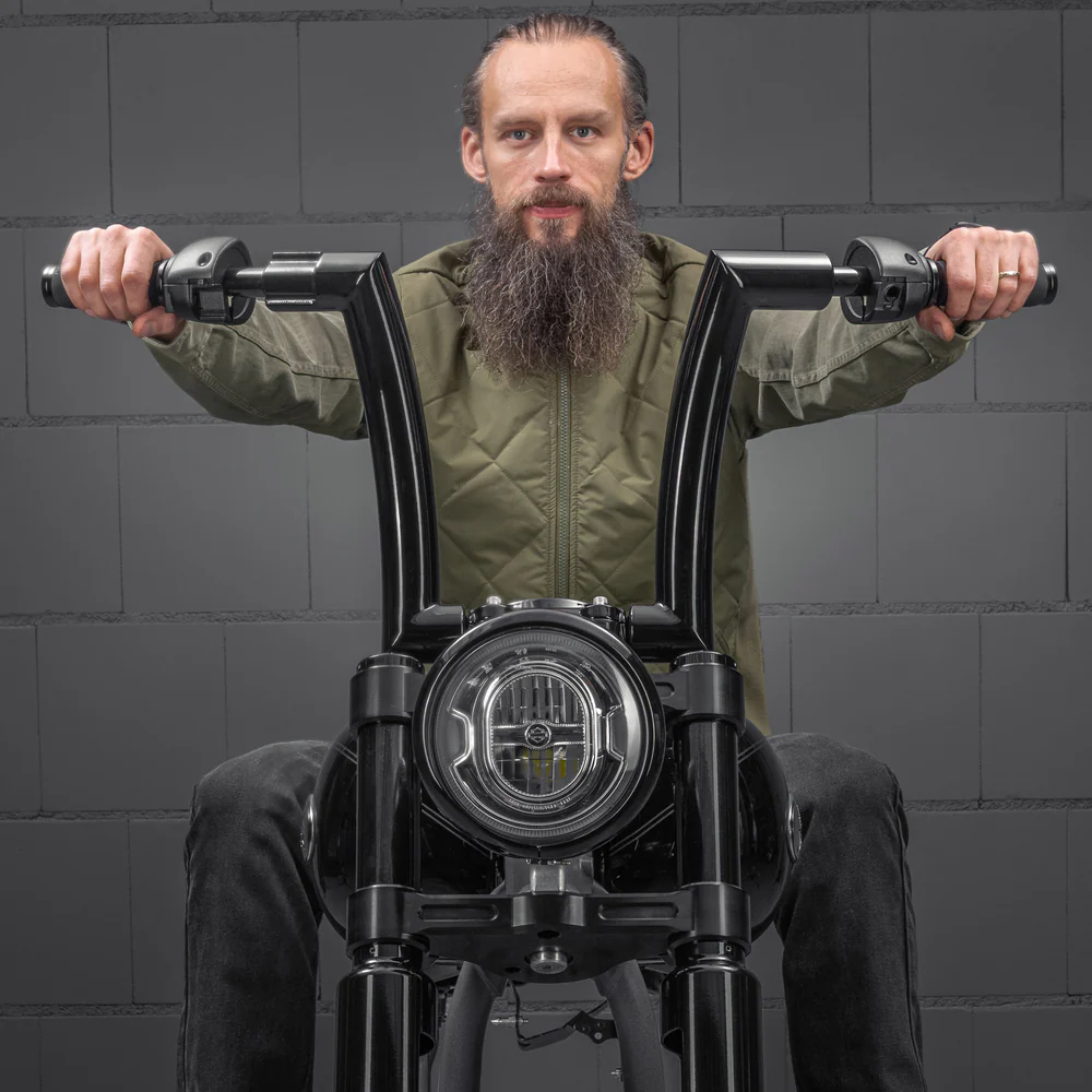 Monarch 2" Fat Bars – Entwickelt für Harleys mit 1" Risern incl. Gutachten !!!!