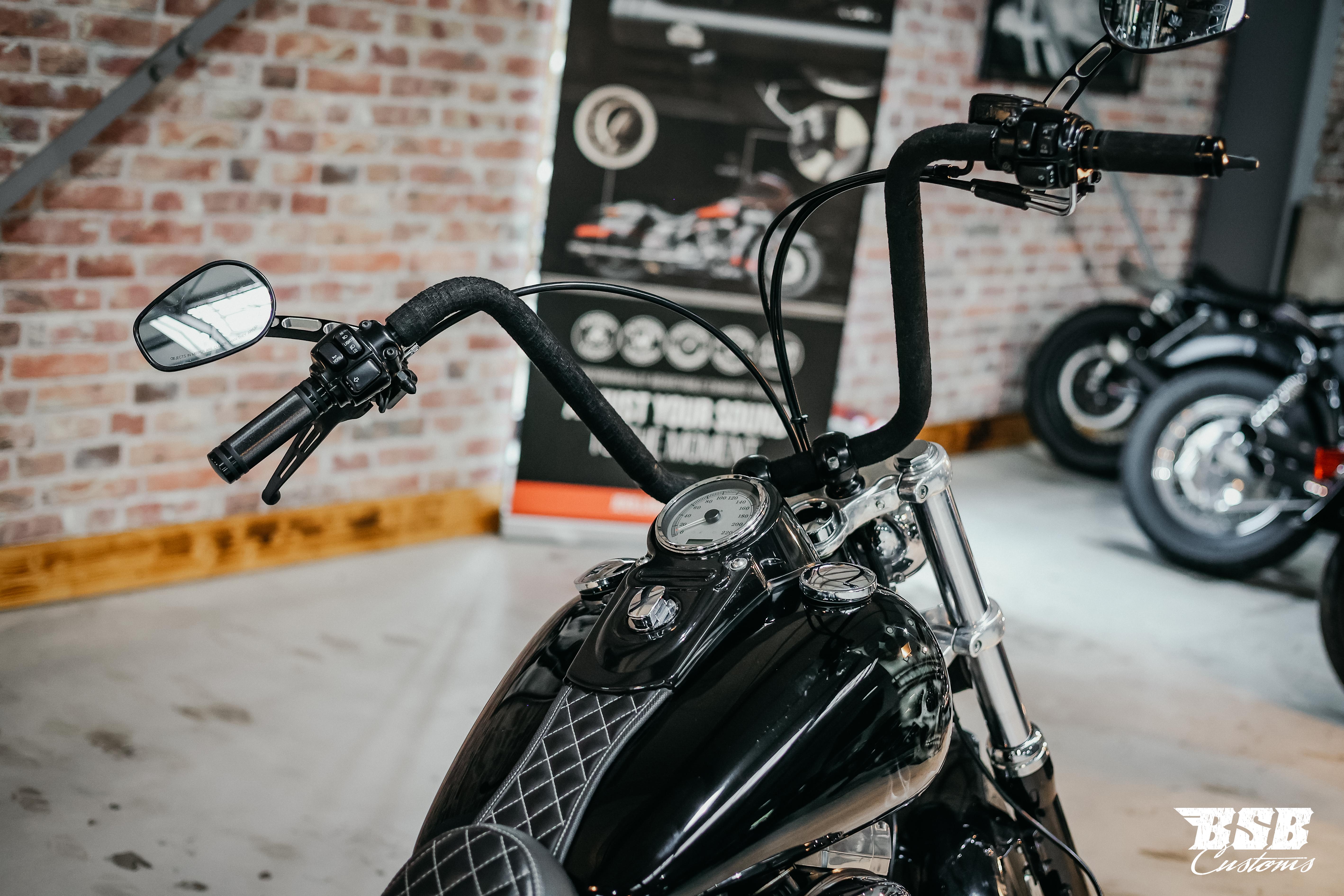 2008 Harley Davidson FXDF FAT BOB 5HD1.. TOP Zustand // Kess Tech Anlage / Airbrush Lackierung