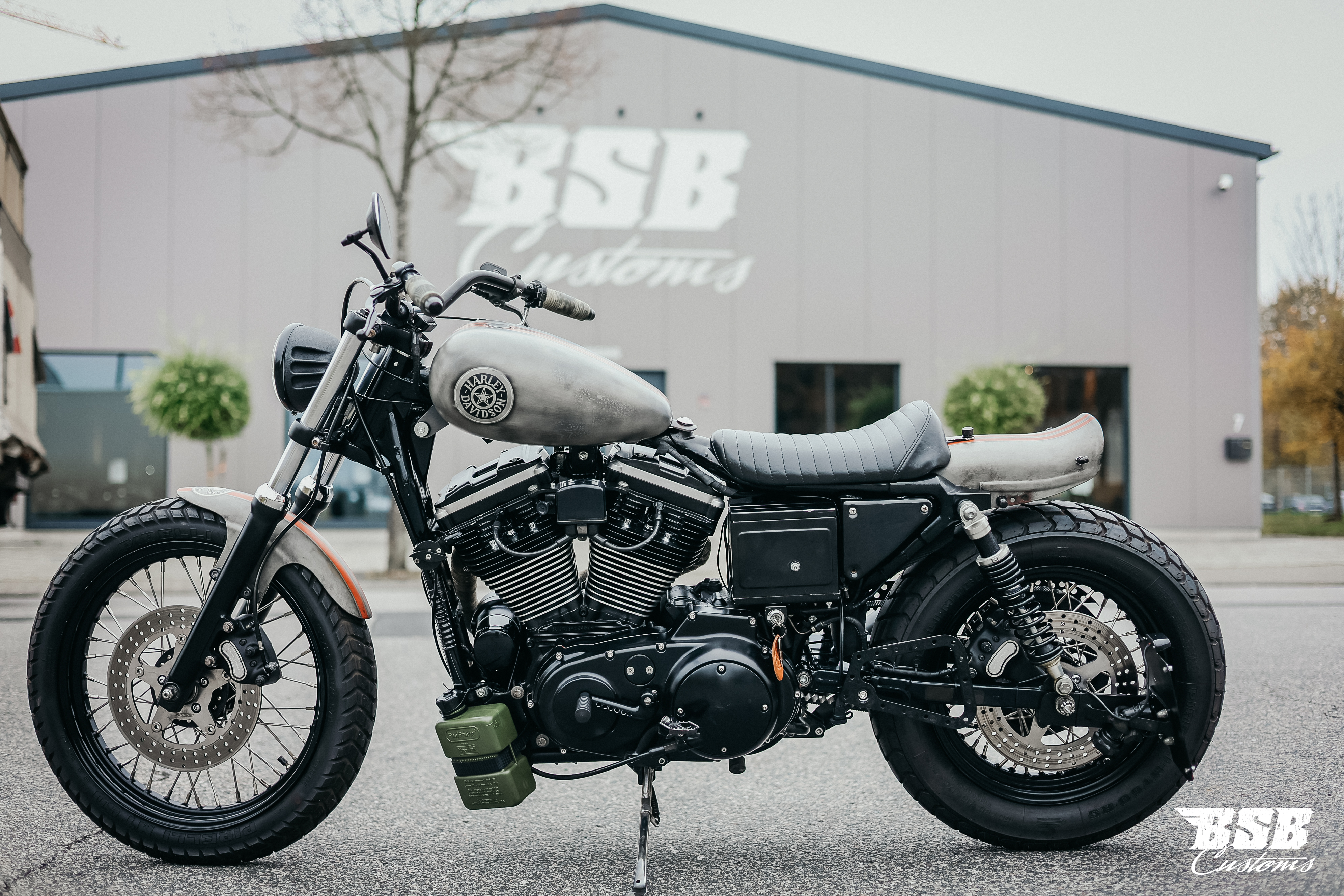 2001 Harley Davidson XL 883 mit Megaumbau und Leistungsteigerung auf 1200ccm 