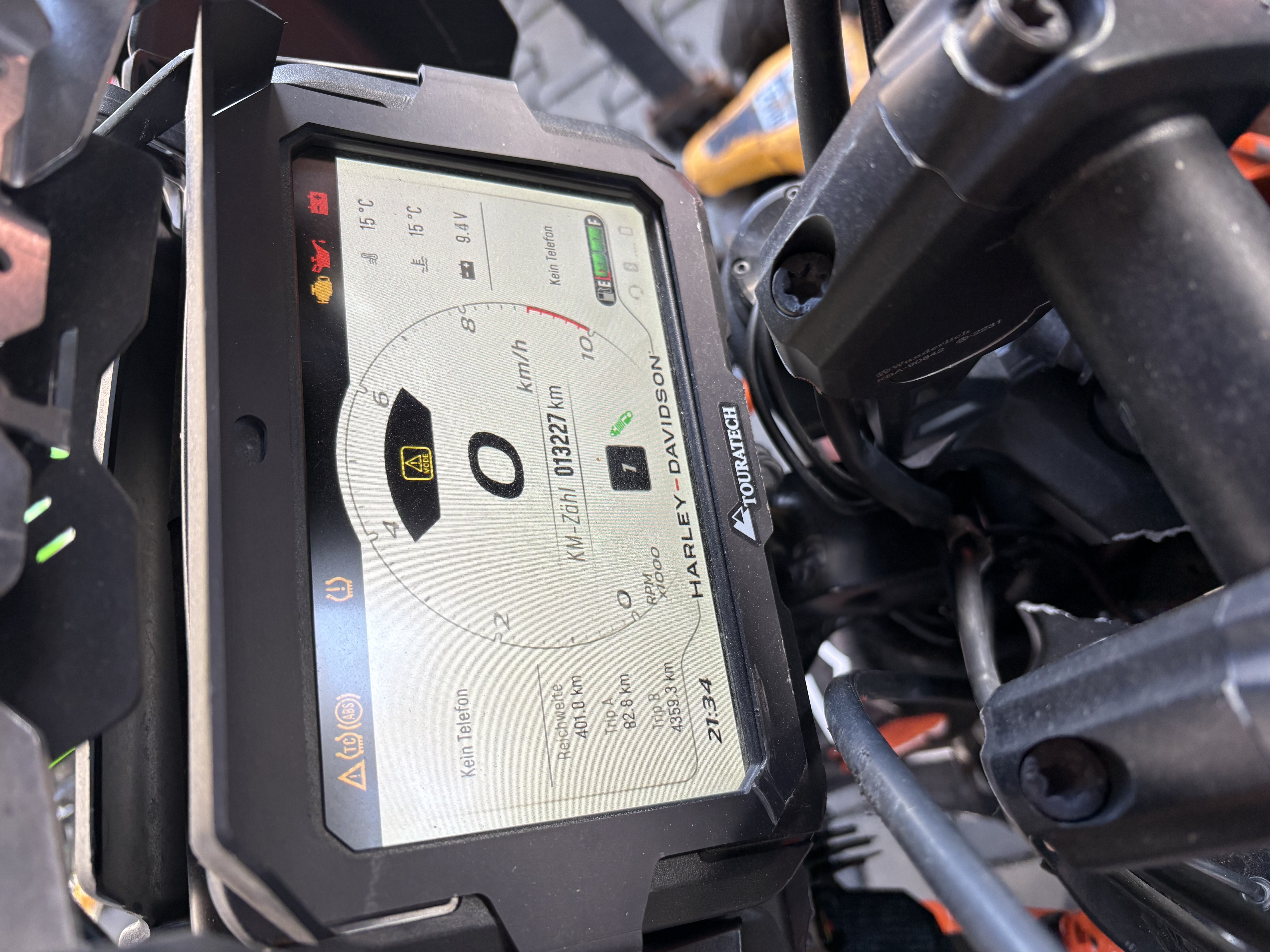 TFT-Display / Cockpit für Harley-Davidson Pan America 1250 / Special (2023) – 13.227 km Laufleistung