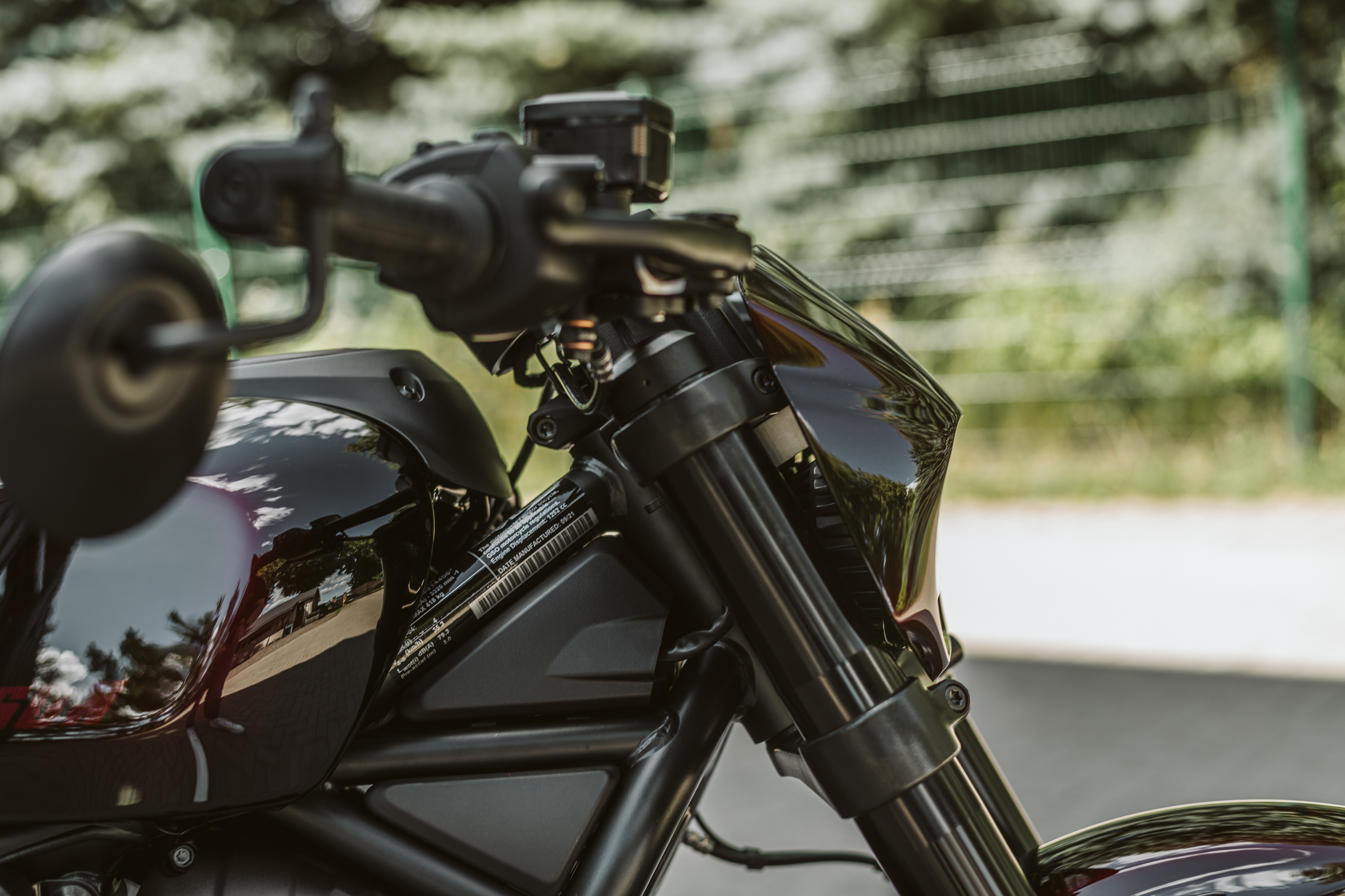 HARLEY-DAVIDSON SPORTSTER S „STREET WARRIOR“ SCHEINWERFER-VERKLEIDUNGSMASKE AB 2021