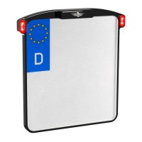 All-in-One MICRO Kennzeichenhalter mit 3-in-1 LED Blinker, Bremslicht, Rücklicht & Kennzeichenbeleuchtung – High Gloss Black All-in-One MICRO Kennzeichenhalter mit 3-in-1 LED Blinker, Bremslicht, Rücklicht & Kennzeichenbeleuchtung – High Gloss Black