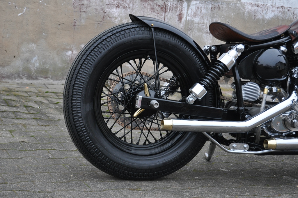 78´FX Shovel mit 113 S&S Motor, BSB Customs Umbau