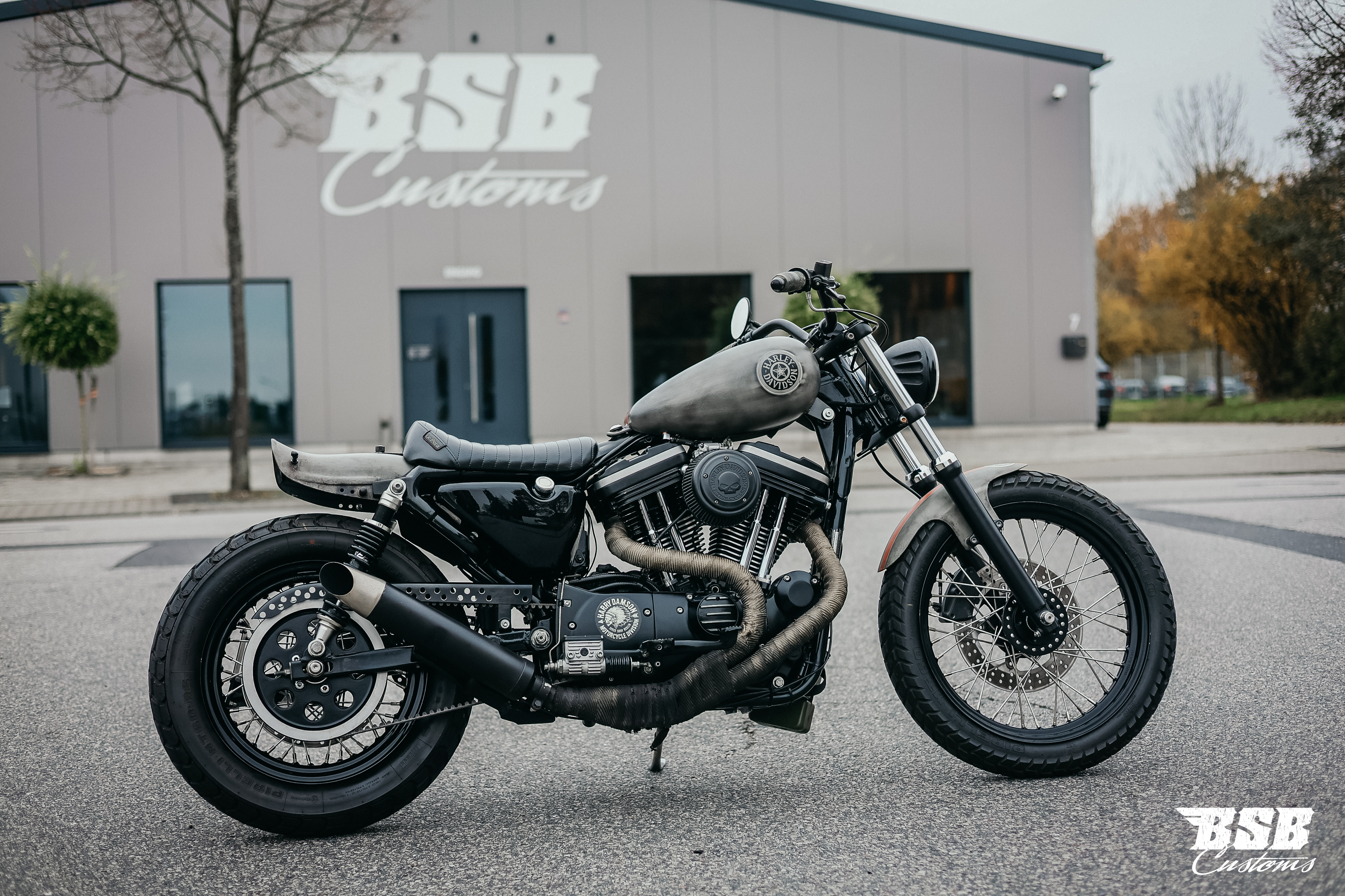 2001 Harley Davidson XL 883 mit Megaumbau und Leistungsteigerung auf 1200ccm 