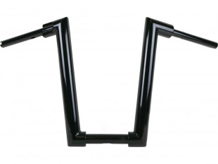 2" Str8UP Handlebar Extra Tall 430 mm Schwarz Pulverbeschichtet Kabel Kupplung & Throttle By Wire für Harley-Davidson Softail Modelle