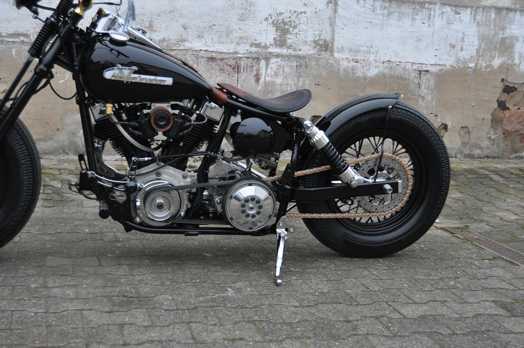 78´FX Shovel mit 113 S&S Motor, BSB Customs Umbau