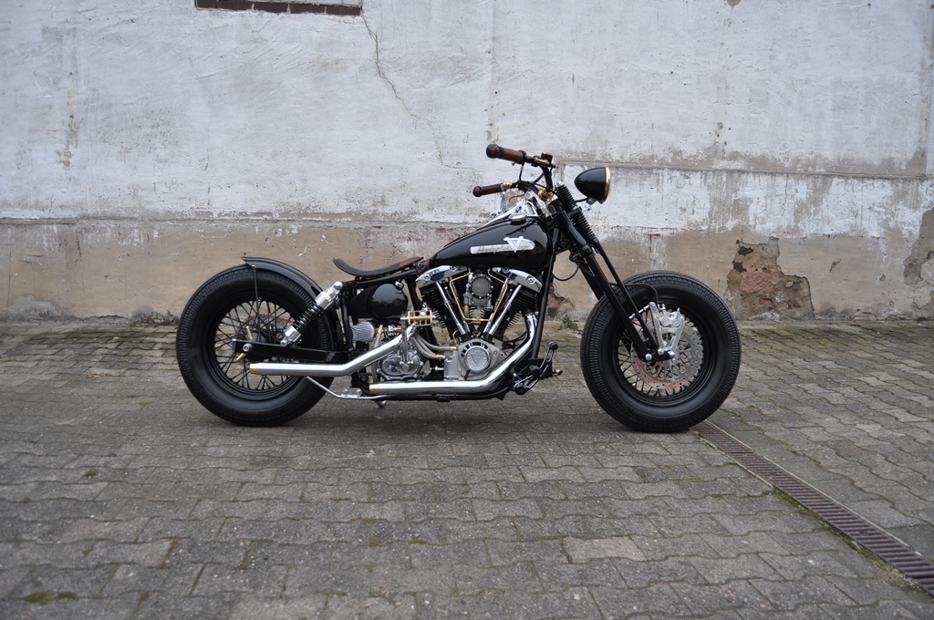 78´FX Shovel mit 113 S&S Motor, BSB Customs Umbau