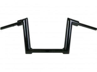 Santee 2" Str8UP Handlebar Medium 280 mm Schwarz Pulverbeschichtet für Harley-Davidson Road Glide – Cable Clutch