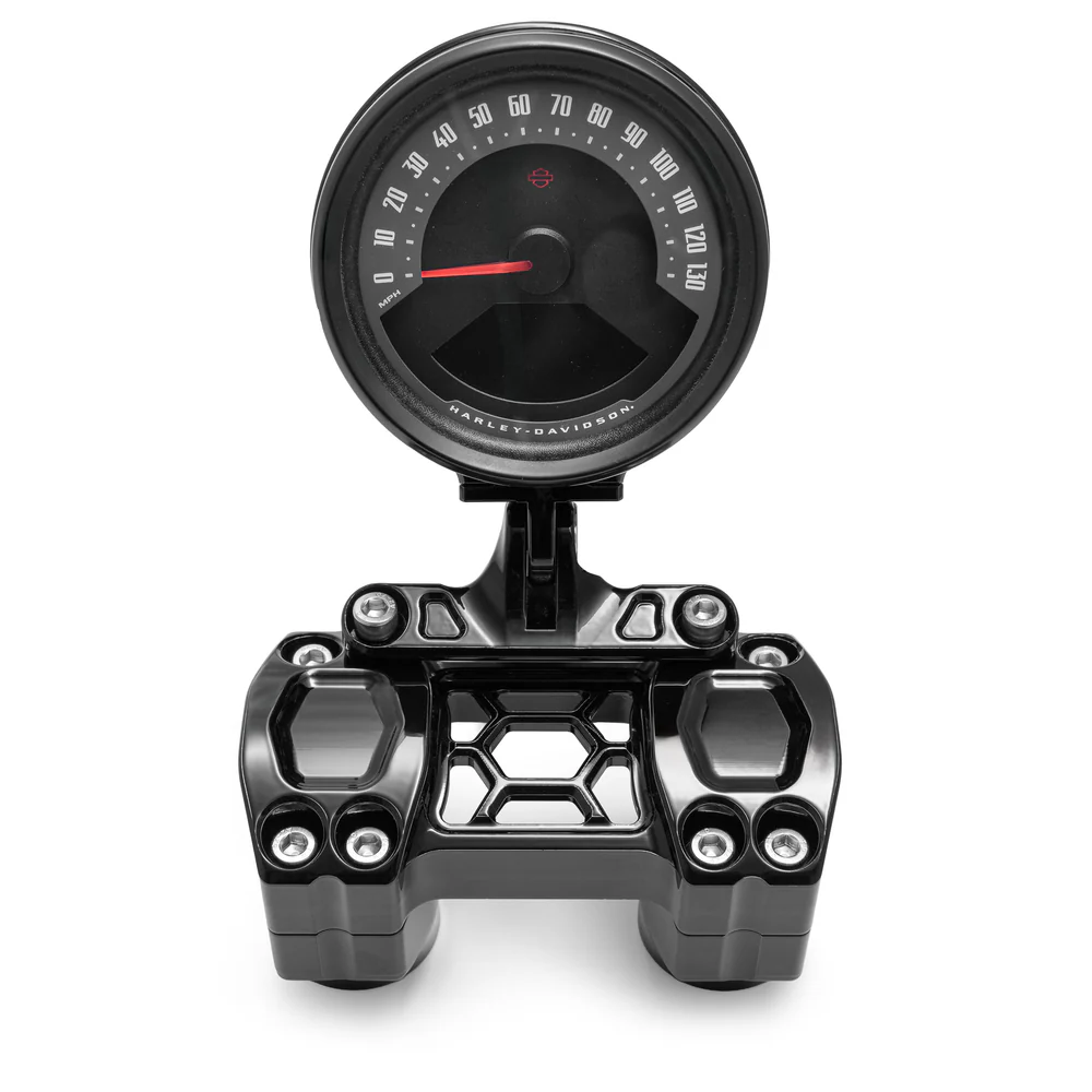 4" Tacho Verlegung Gehäuse (Speedometer Relocation Bucket) für Harley-Davidson Softail & Dyna (2004–2023)