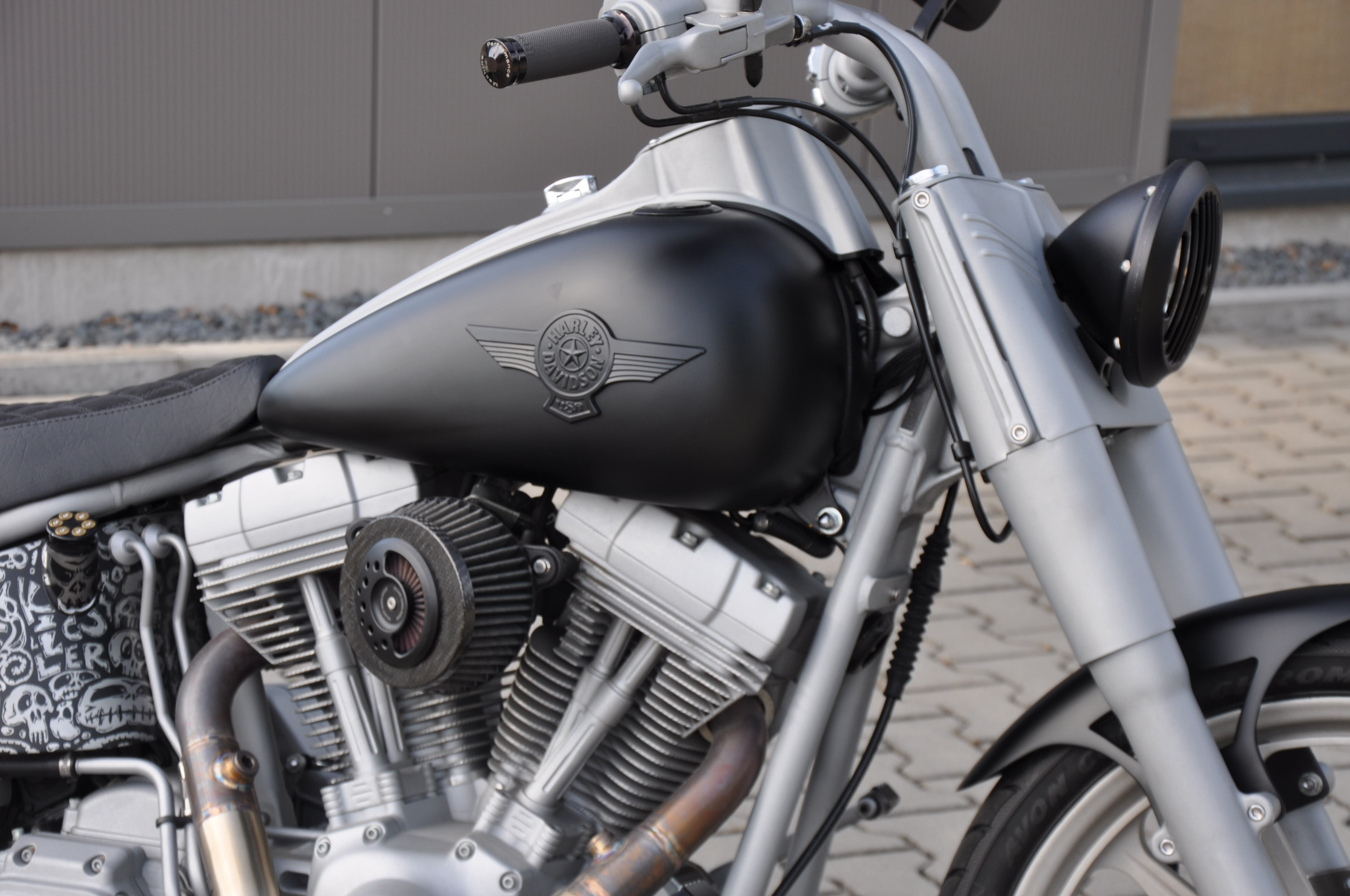 DSC_0408GjYLfj34K6UI6 2006 FXSTC Softail Custom 240 Heckumbau, spinning wheels, RSD Anlage und vieles mehr