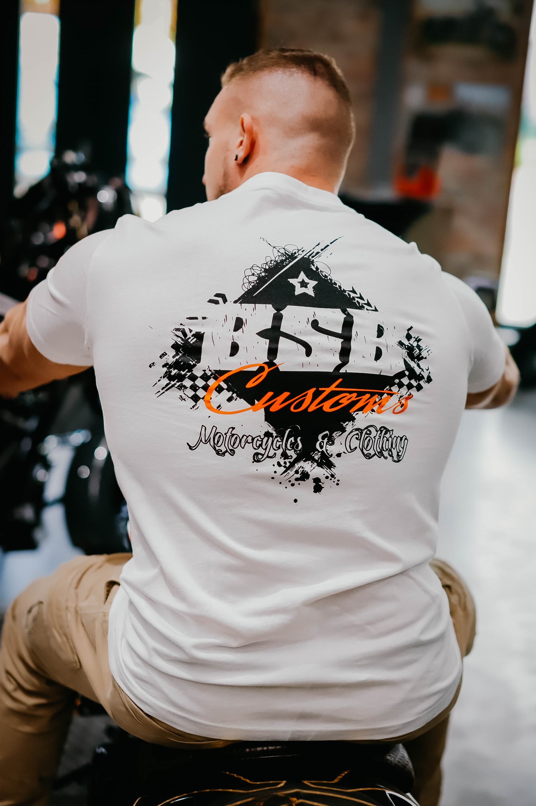 BSB Customs "MC" T-Shirts WHITE 2022
