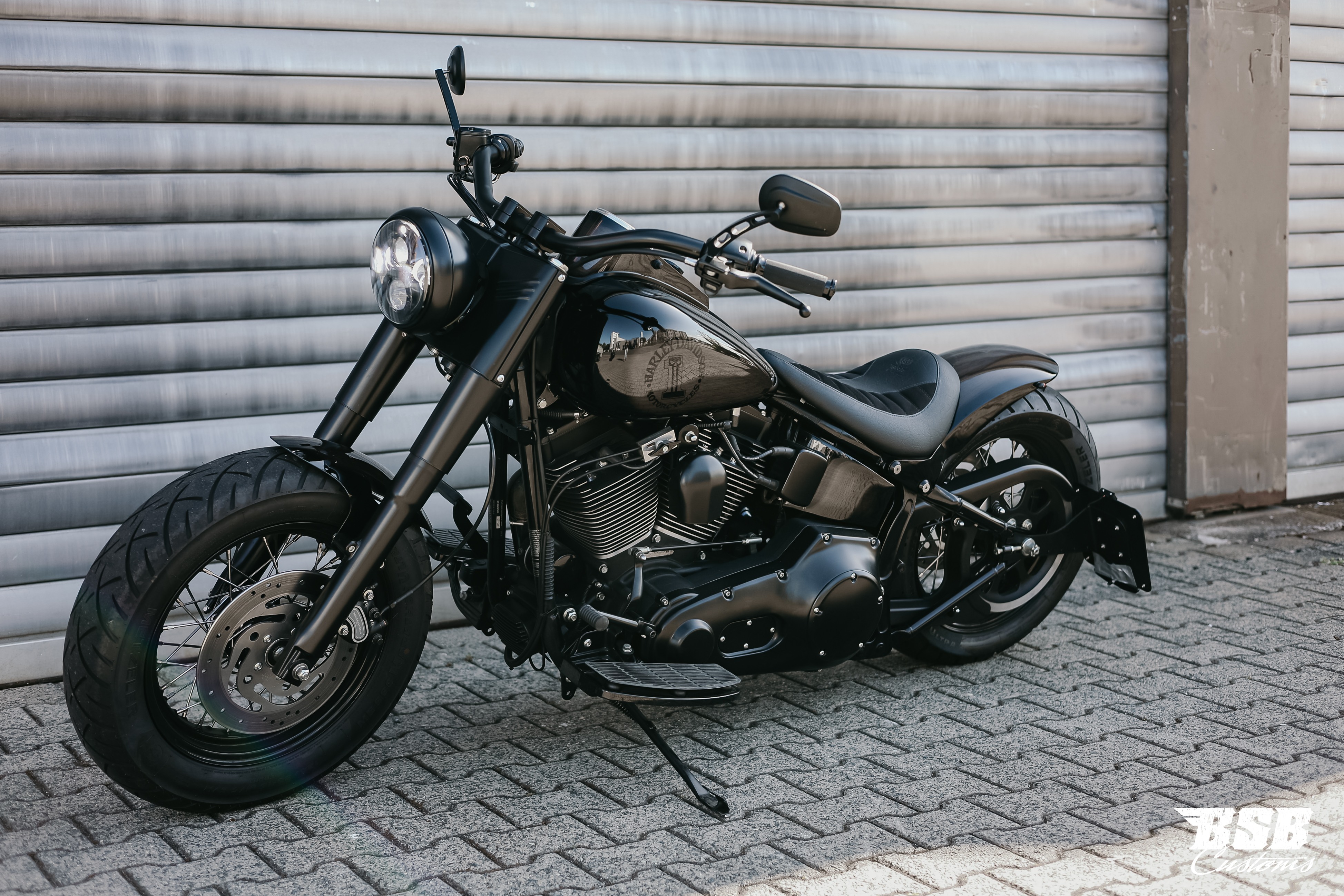2001 Harley Davidson FLSTF FAT BOY  /// TOP UMBAU /// MCJ Anlage // Airbrush-Lackierung //   Finanzierung möglich    