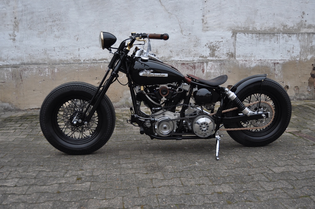 78´FX Shovel mit 113 S&S Motor, BSB Customs Umbau