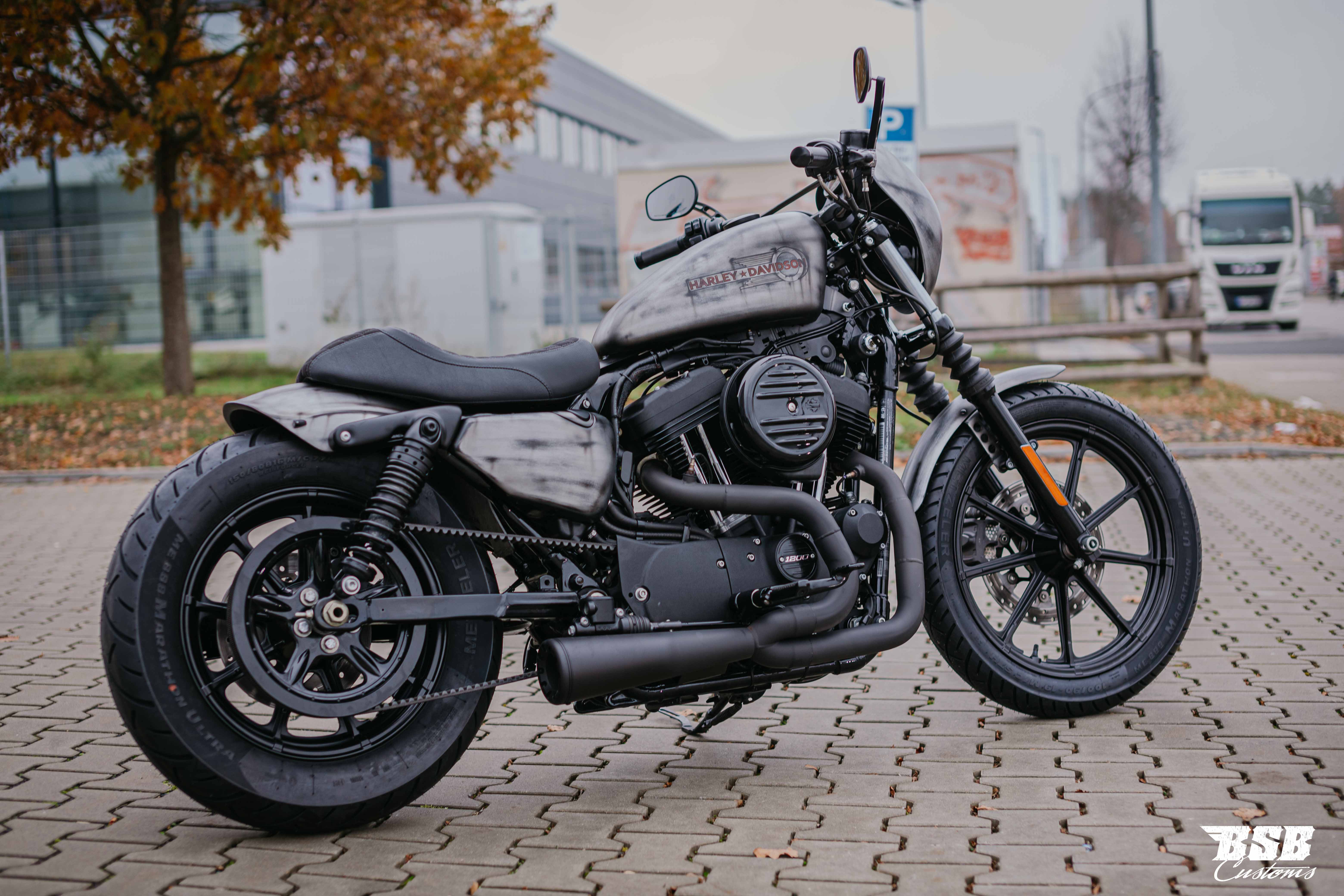 2018 XL 1200 IRON UMBAU by BSB Customs Airbrush Lackierung  bereits ab 165 EUR finanzieren*