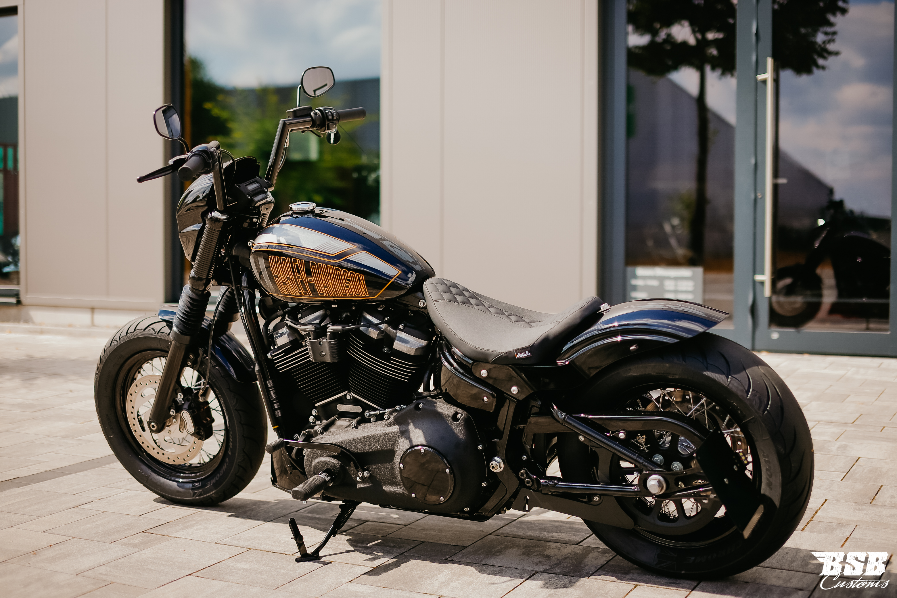 2020 Harley Davidson FXBB Street Bob 200er Umbau  + 12 Monate Garantie über INTEC