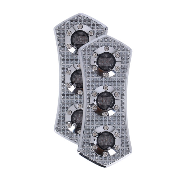 Vity's Design Diamond LED 3-in-1 Rücklicht – Chrom oder Schwarz Vity's Design Diamond LED 3-in-1 Rücklicht – Chrom oder Schwarz