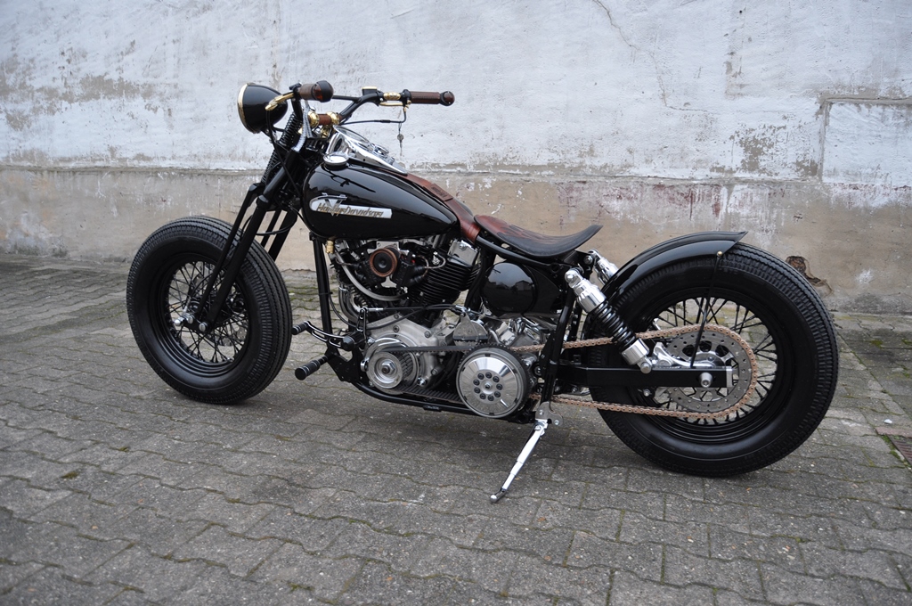 78´FX Shovel mit 113 S&S Motor, BSB Customs Umbau