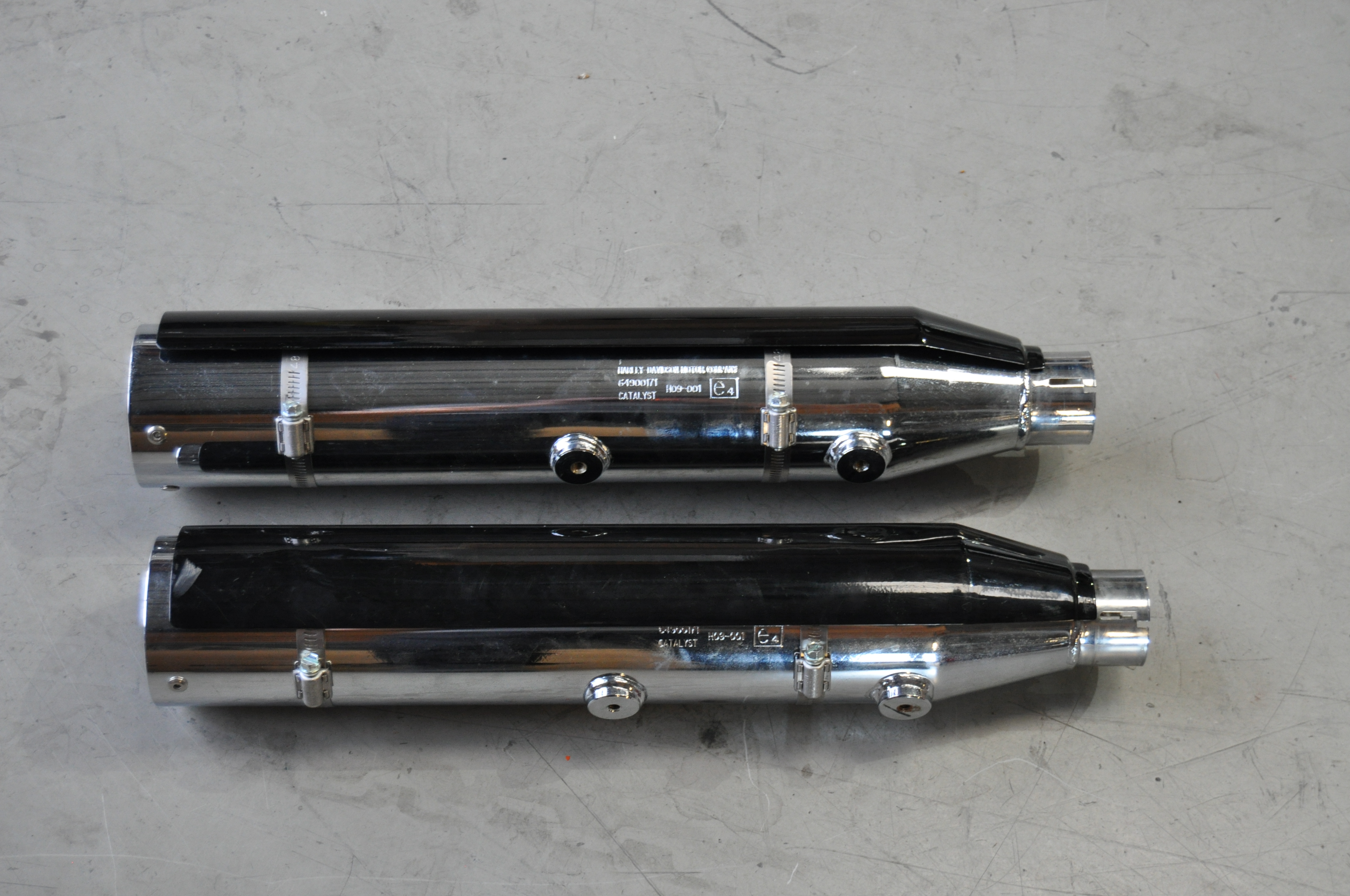 66025-07 e4 SCHALLDÄMPFER ORIGINAL HARLEY® DYNA® FXE GM® / GN® / GP® / GV® / GX