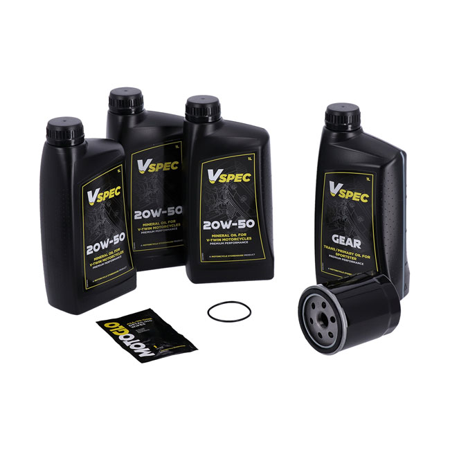 MCS „Big Oil“-Wartungskit für XL Sportster (1986–2003) – Chrom oder Schwarz