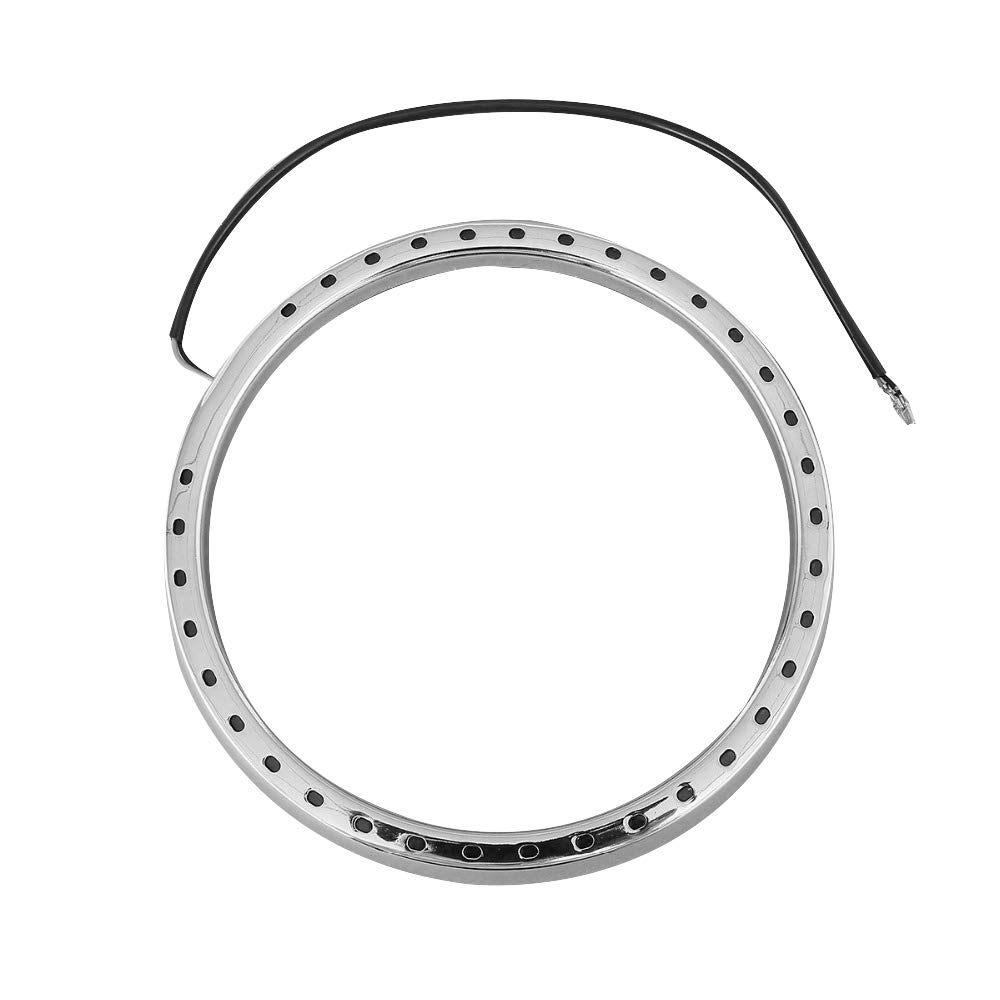 Lampenring 7" beleuchtet  Headlight Trim Ring mit Licht – Legend Lives Forever für Touring, Electra Glide & Street Glide