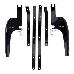 Harley-Davidson Windschutzscheiben-Halterung Schwarz – passend für Road King FLHR / FLHRC / FLHRS / FLHRXS 1994–2025
