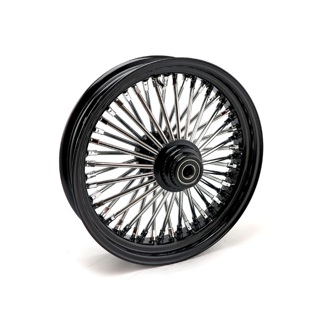 MCS Radial 48 Fat Spoke front wheel 3.50 x 16 SF black mit Gutachten ( Singel Flansh)