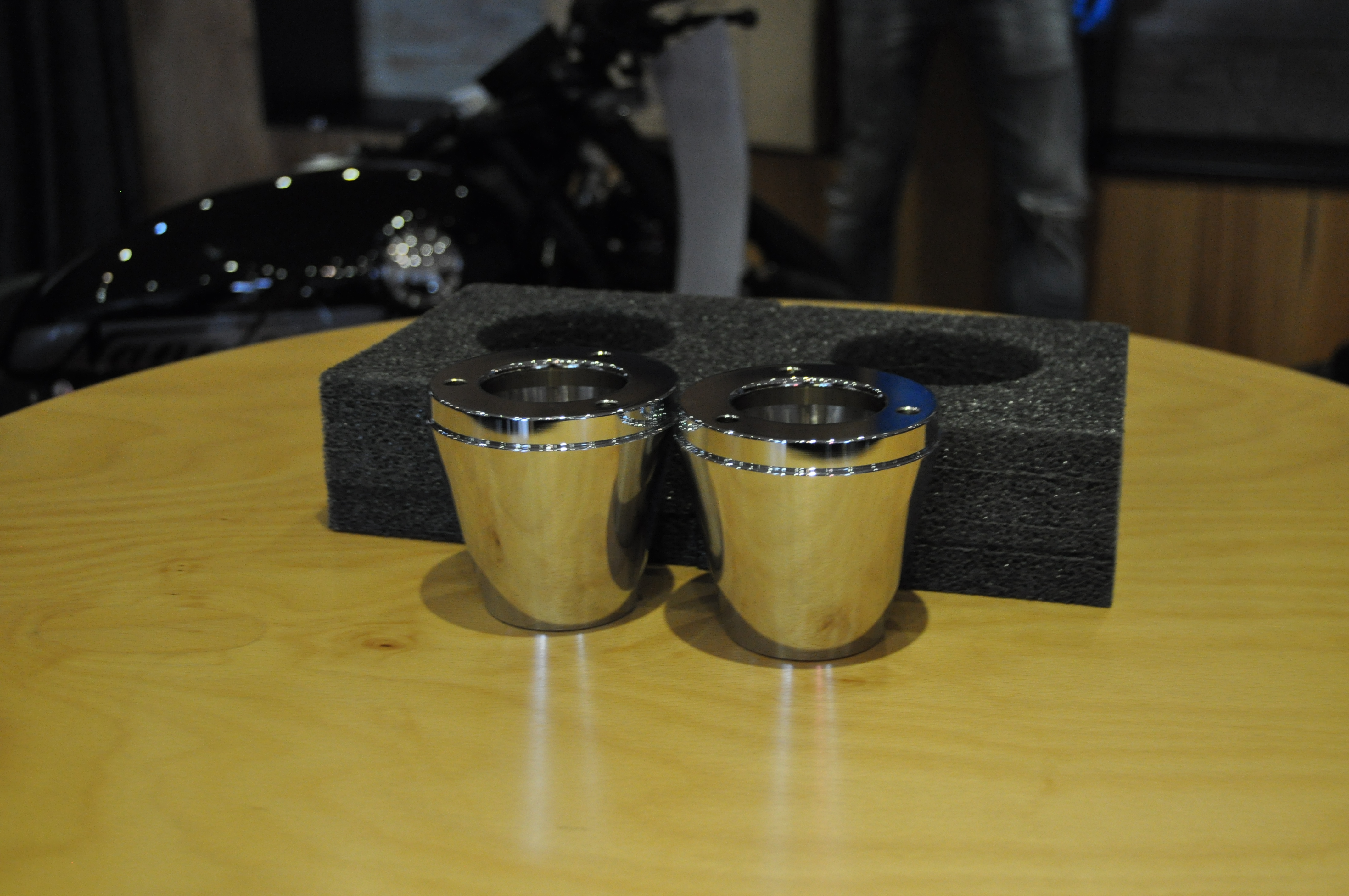 Jekill & Hyde Endkappe 3,5 Zoll  Chrom – Auspuff-Endstück für Harley-Davidson Modelle