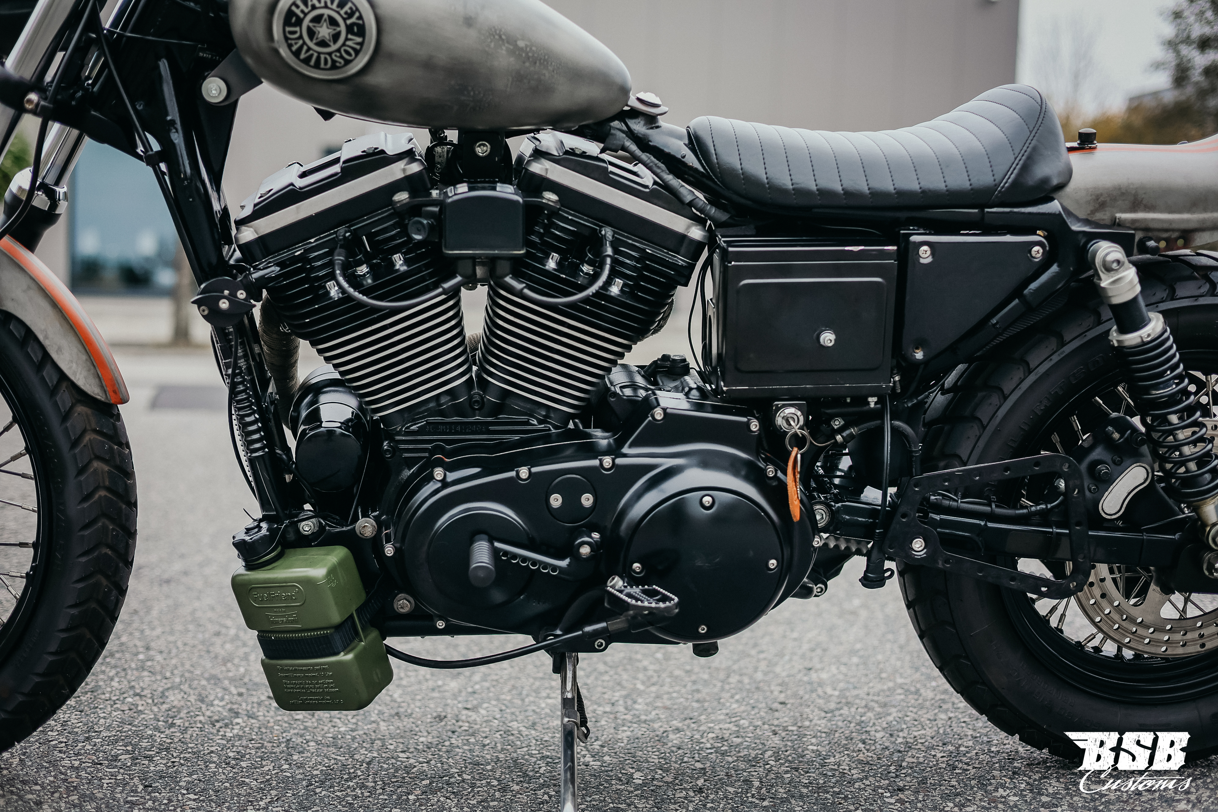 2001 Harley Davidson XL 883 mit Megaumbau und Leistungsteigerung auf 1200ccm 