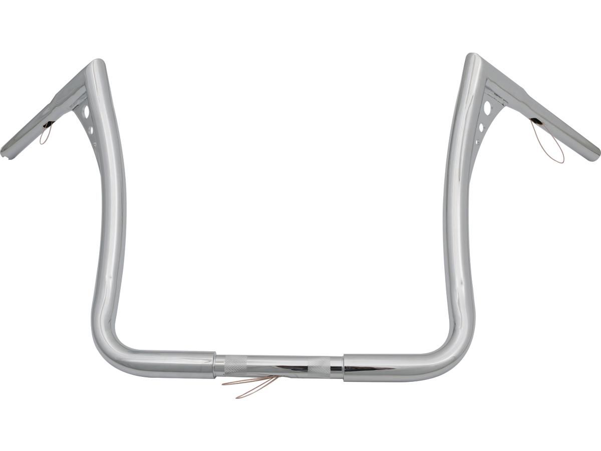 Santee New 16" Bonanza Bagger Handlebar 3-Loch Chrome 1 1/4" Throttle By Wire für Harley-Davidson Modelle