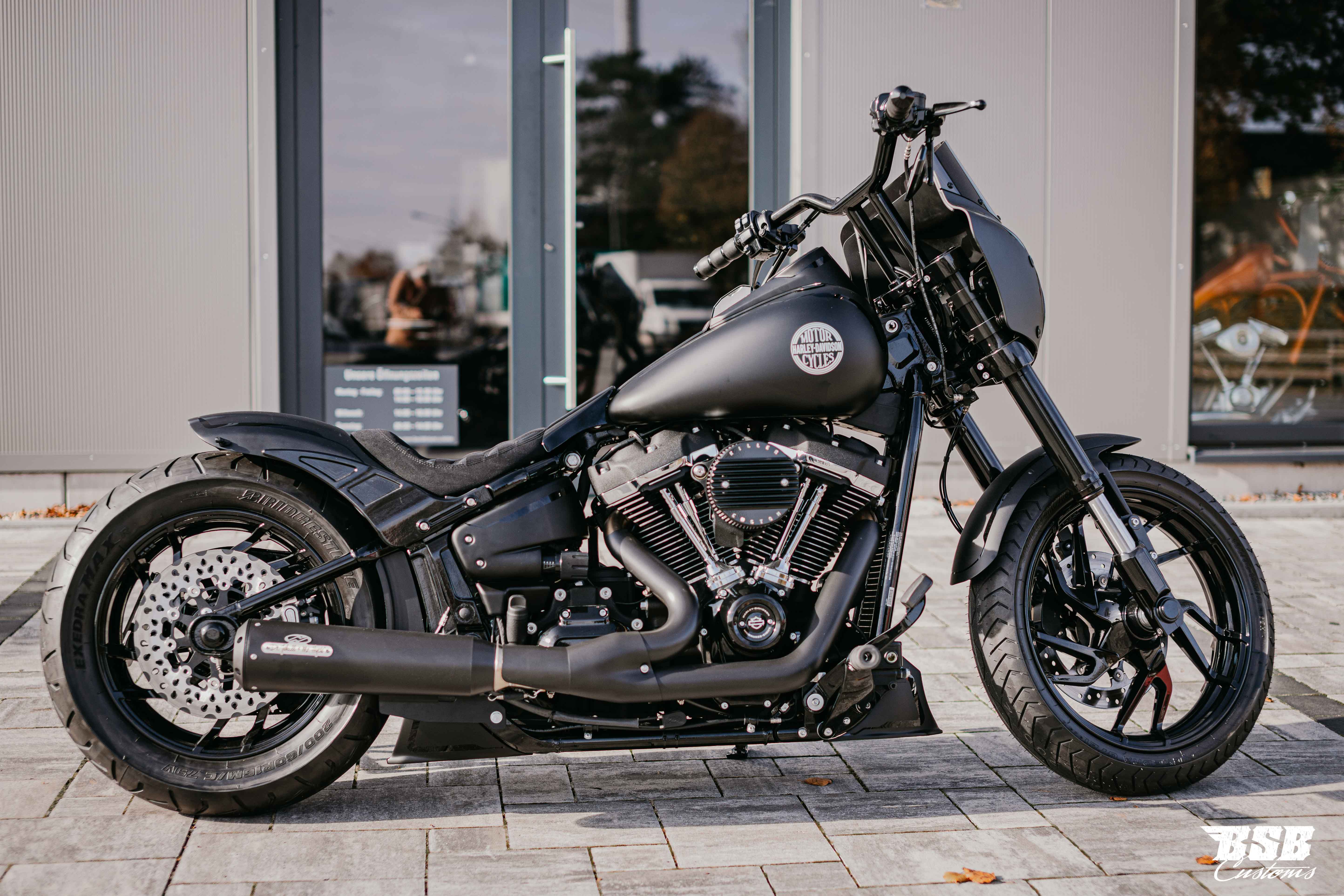 HARLEY-DAVIDSON M8 SOFTAIL HECKFENDER "BOBBSTR" 2018-2023 FÜR 180-200 BREITREIFEN mit Gutachten !!!