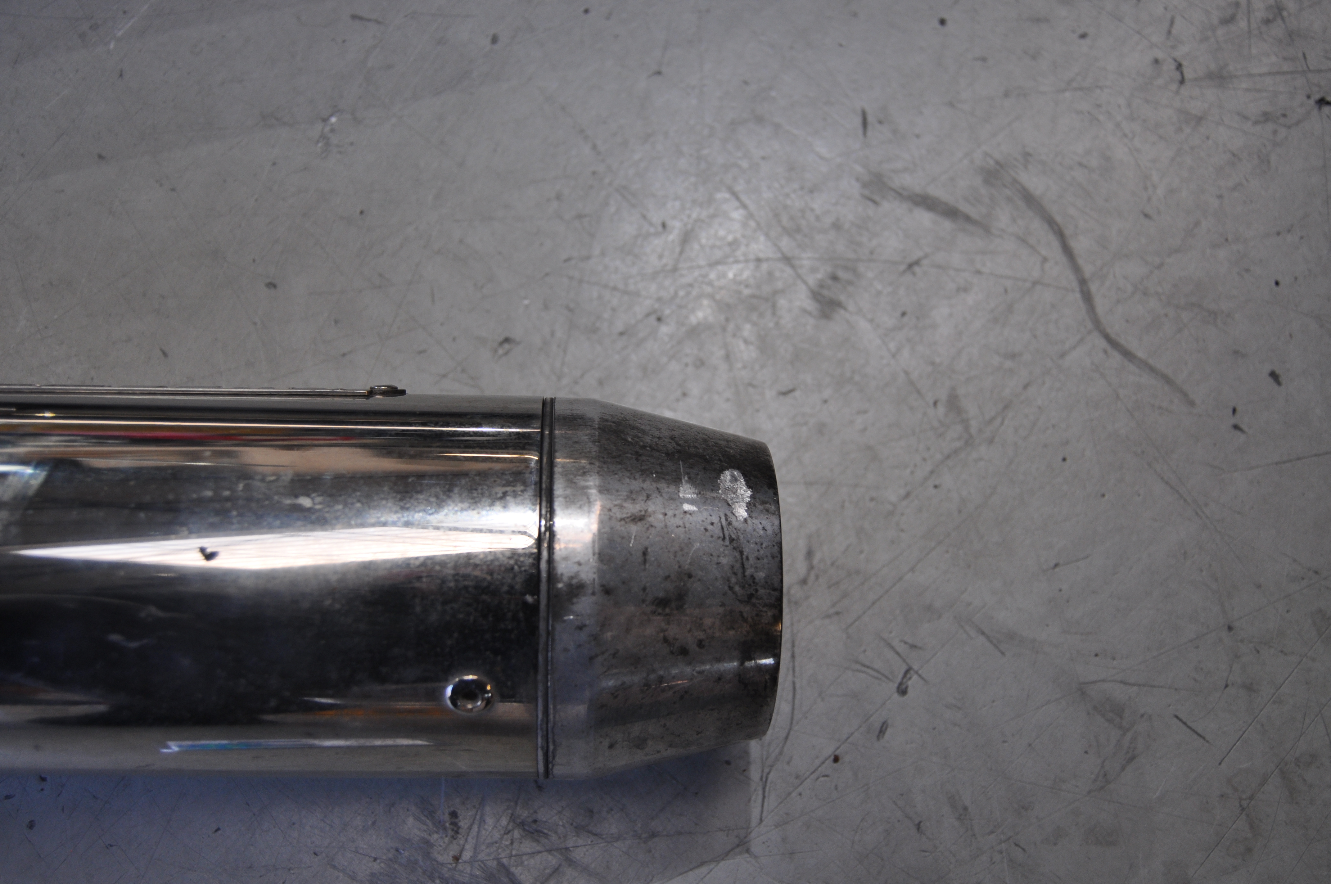 Miller Auspuff Endschalldämpfer Harley Davidson Sportster 883 / 1200 – gebraucht mit Kratzern und EG-Betriebserlaubnis