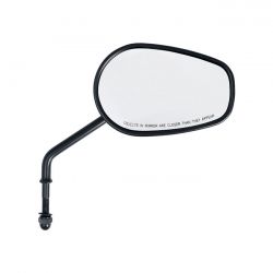 Riptide konisches Spiegelset langer Stiel Schwarz – passend für Harley-Davidson Sportster, Softail, Dyna, Touring (1996–2023)