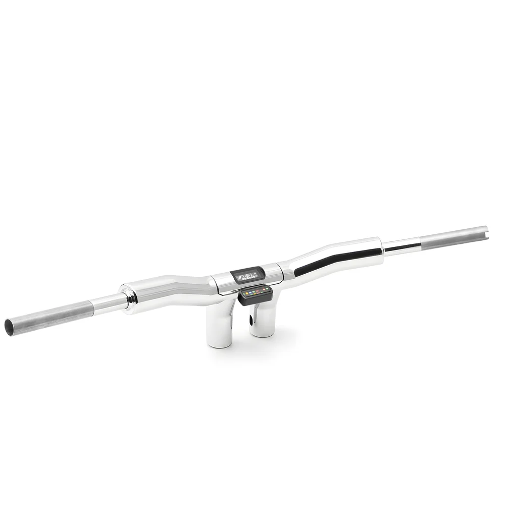 „Rückenschonender“ T-Bar Mega-Lenker mit geneigter Lenksäule (mit optionalem Stealth-Speedometer) mit GUTACHTEN !!!
