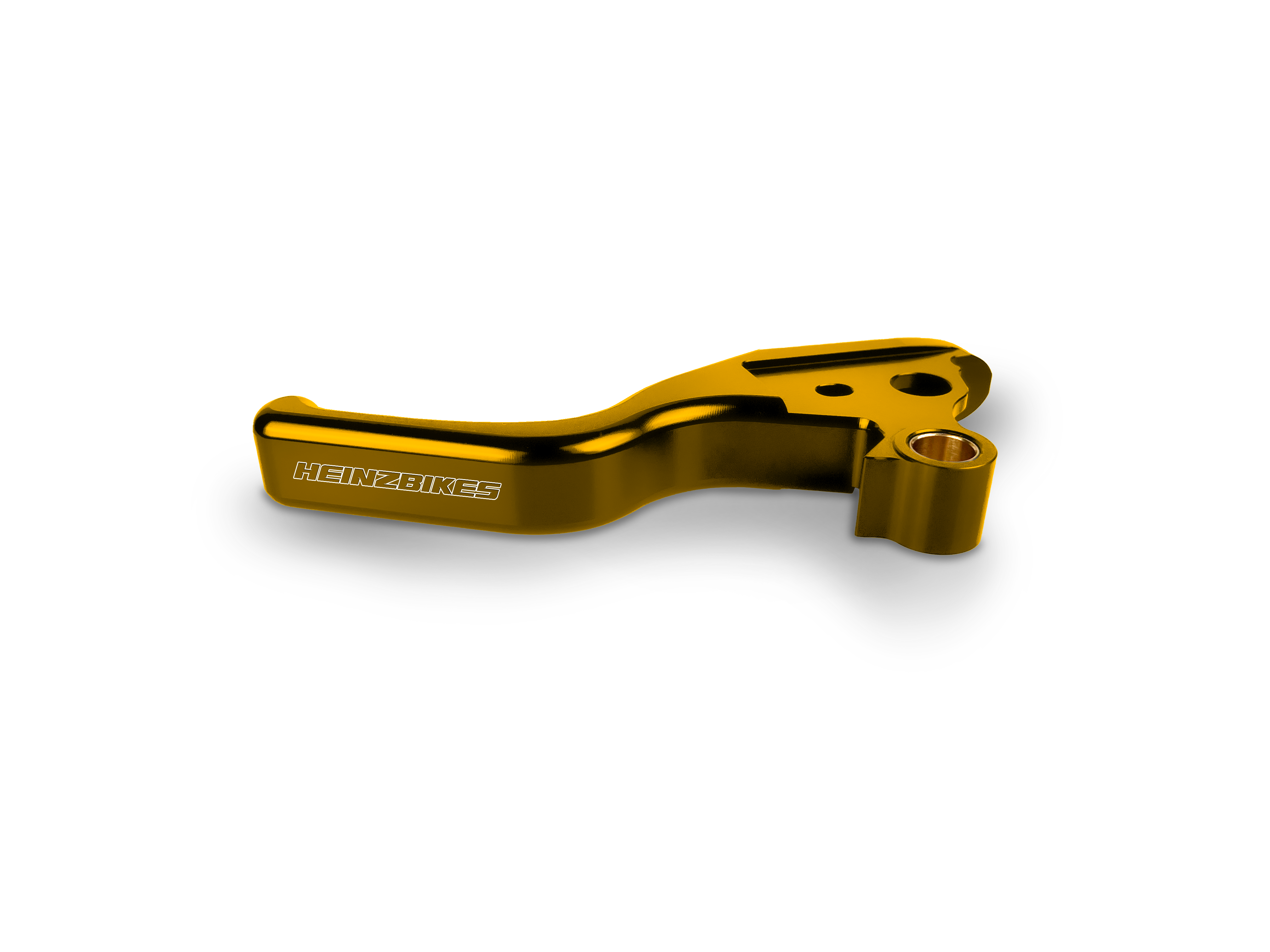 HeinzBikes® PERFORMANCE 3-Finger Brems- & Kupplungshebel Gold – passend für Harley-Davidson Touring ab 2024 