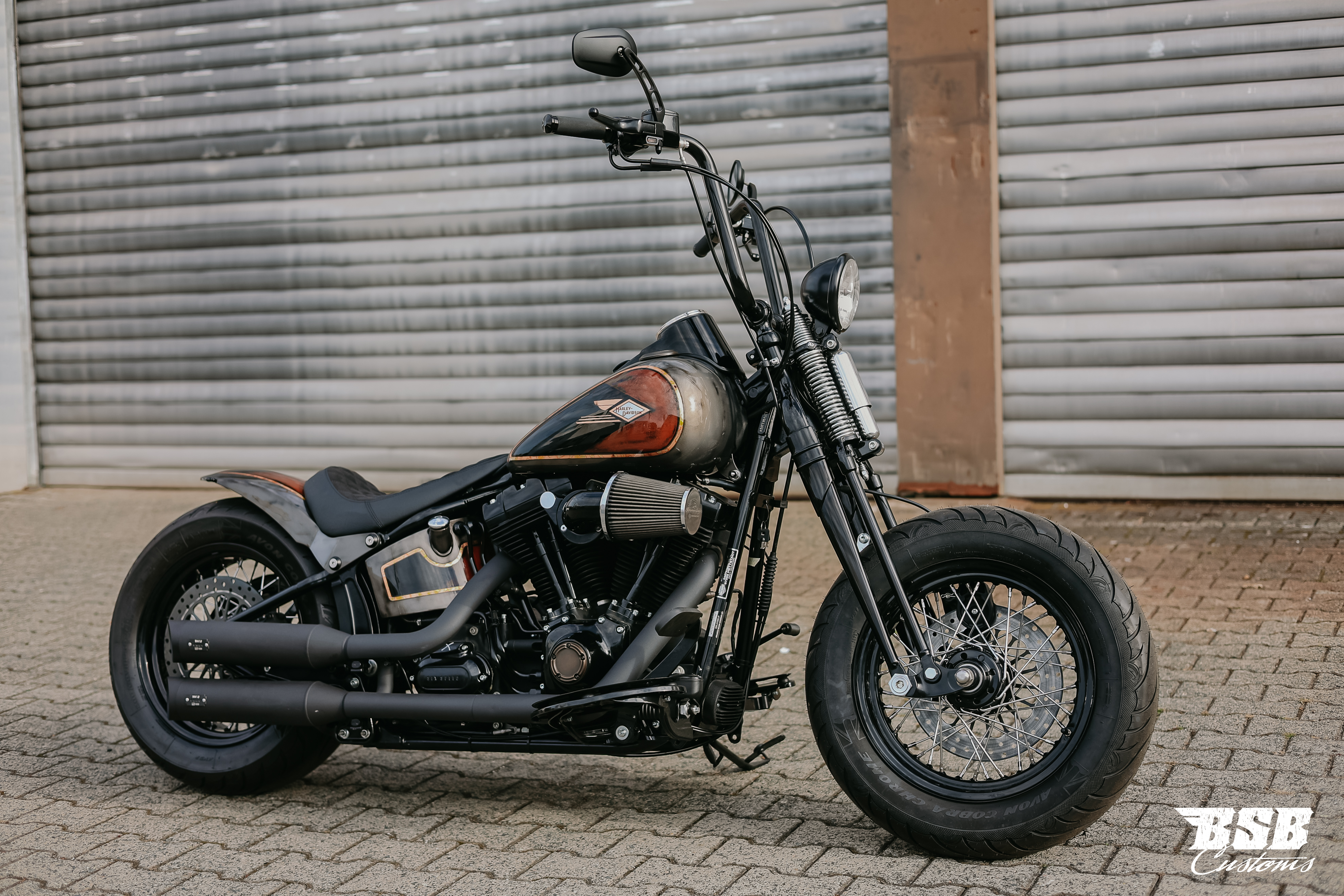 Harley-Davidson FLSB Cross Bones – letztes Baujahr | 5HD1 | 1. Hand |  exklusiver Custom-Umbau