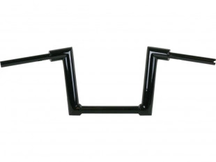 Santee 2" Str8UP Handlebar Medium 280 mm Schwarz Pulverbeschichtet für Harley-Davidson Road Glide – Cable Clutch