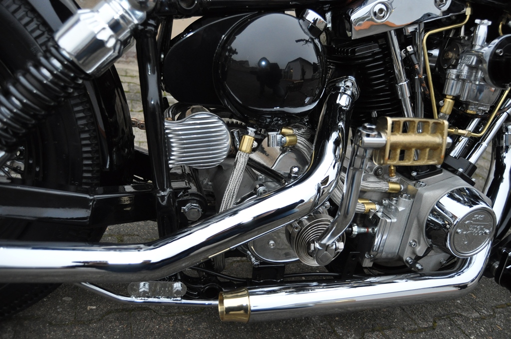 78´FX Shovel mit 113 S&S Motor, BSB Customs Umbau