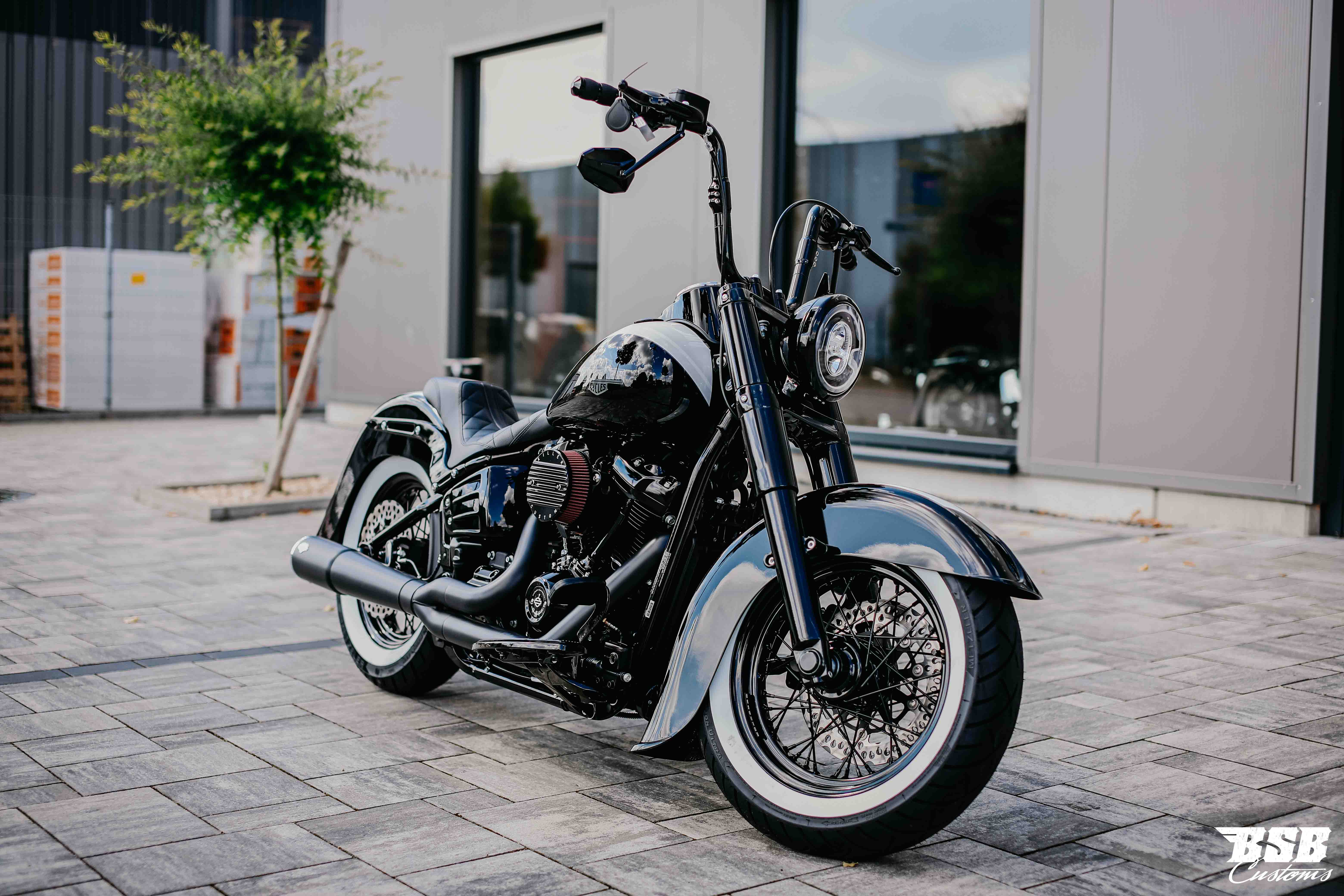 2021 Harley Davidson FLSL SLIM 107 CUI Chicano Umbau mit Jekill & Hyde Anlage ( bereits ab 300 EUR finanzieren*)