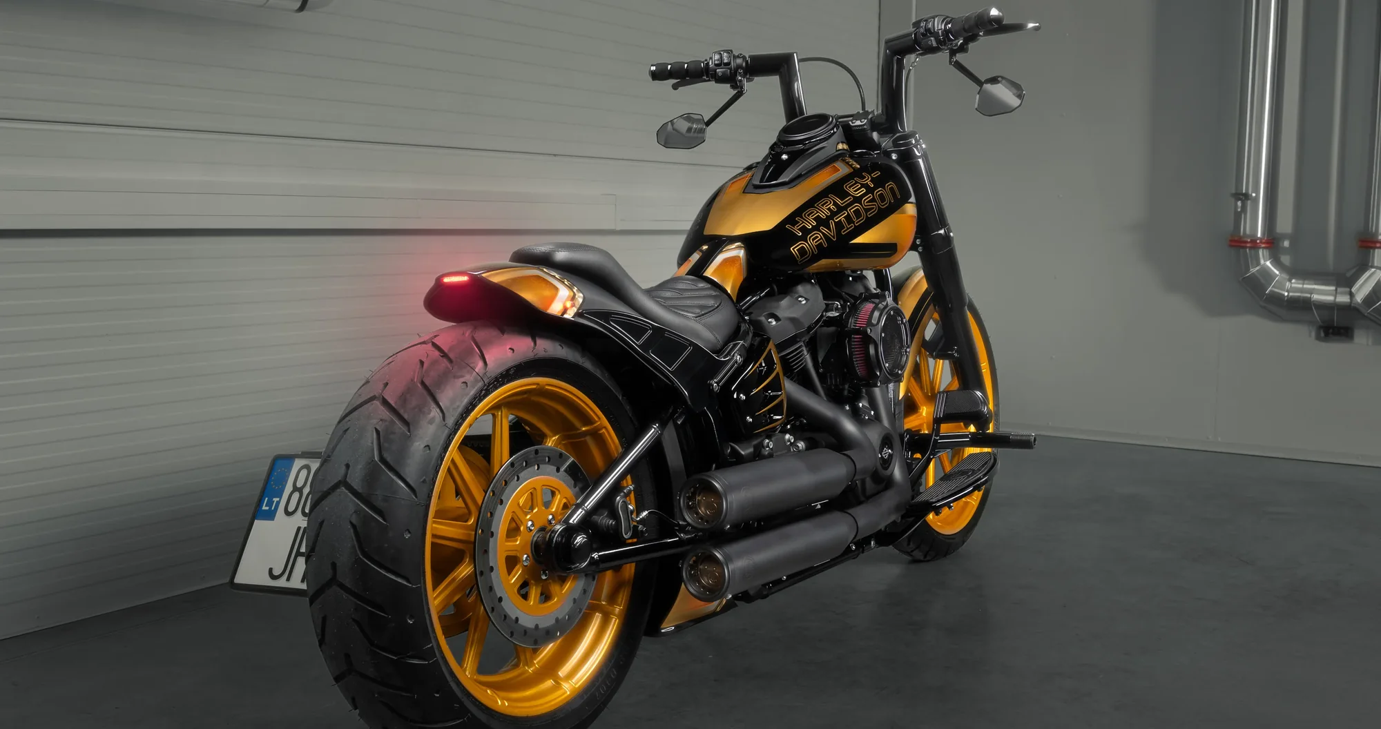 2025 - 2026 Softail Killer Bull 2" Fat Bars Entwickelt für Harley-Davidson mit 1,25" Risern inkl. GUTACHTEN 