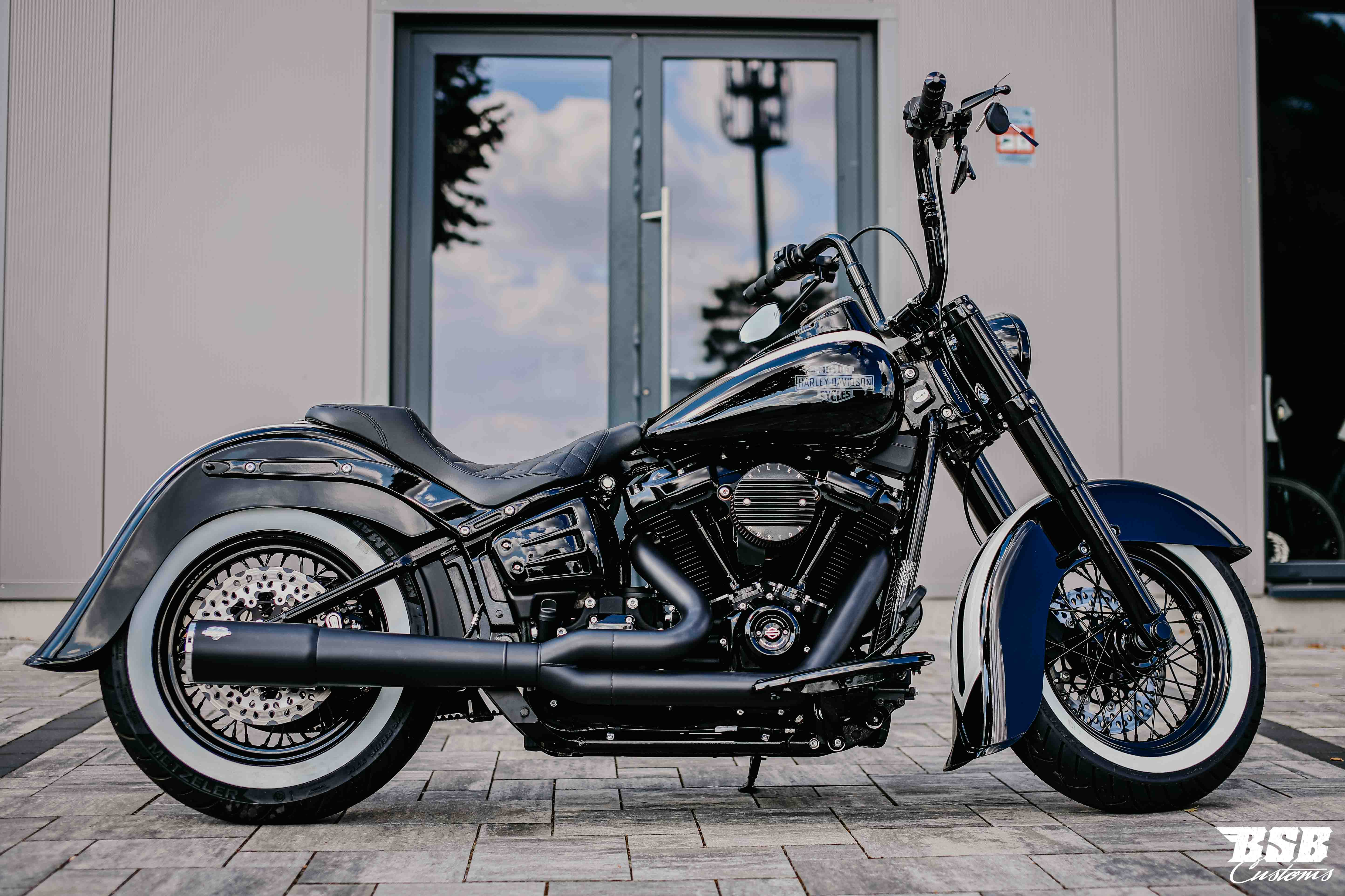 2021 Harley Davidson FLSL SLIM 107 CUI Chicano Umbau mit Jekill & Hyde Anlage ( bereits ab 300 EUR finanzieren*)