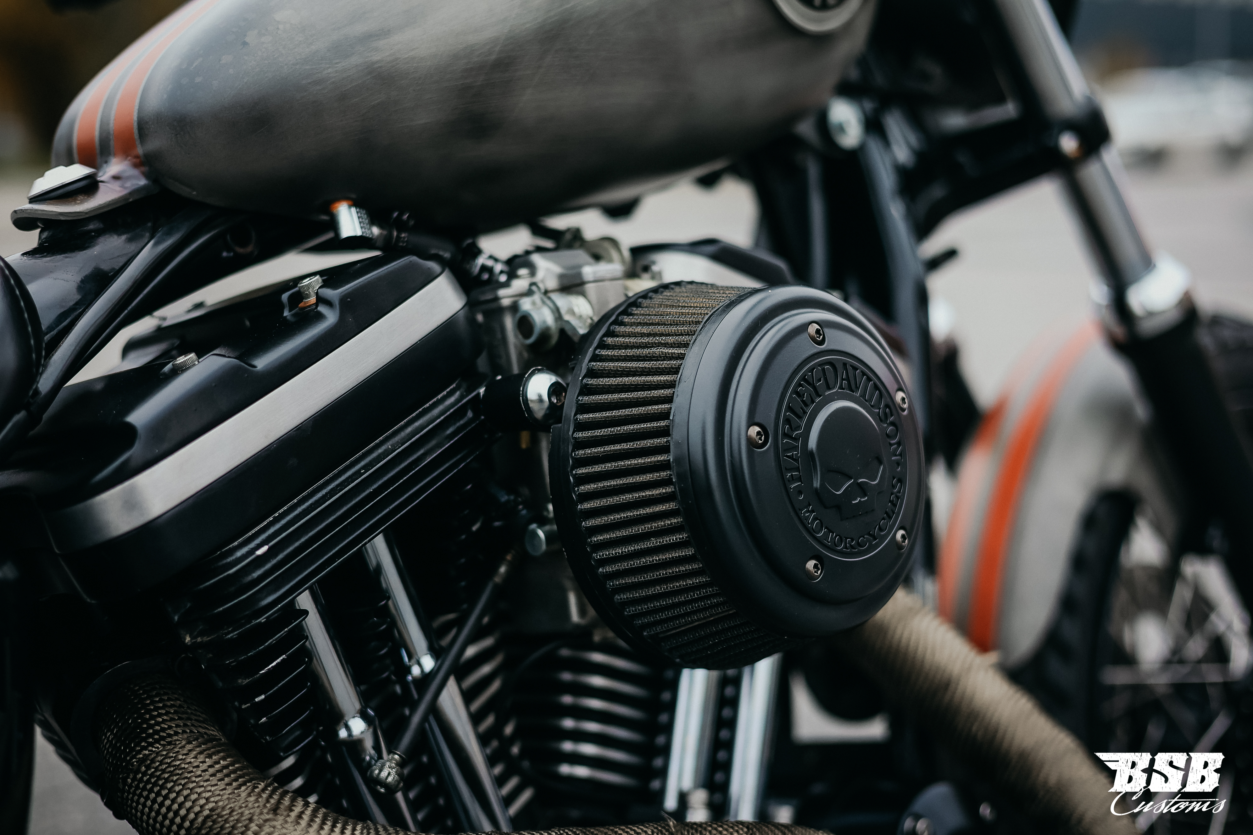 2001 Harley Davidson XL 883 mit Megaumbau und Leistungsteigerung auf 1200ccm 