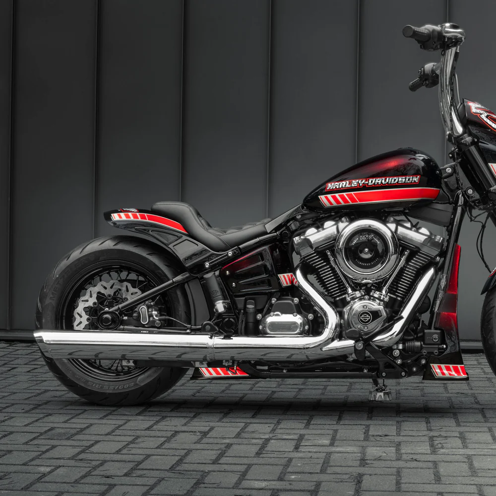 Killer Custom „Bobbstr“ Shortened Rear Fender für Harley-Davidson Softail 2025–2026 (Street Bob FXBB / Heritage / Low Rider S / Low Rider ST) – passend für 170–200 Reifen