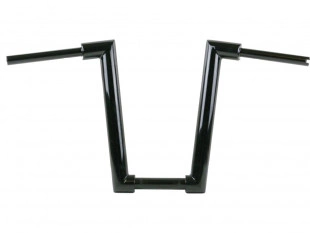 Santee 2" Str8UP Handlebar Extra Tall 430 mm Schwarz Pulverbeschichtet für Harley-Davidson Softail – Hydraulik Kupplung & Throttle By Wire