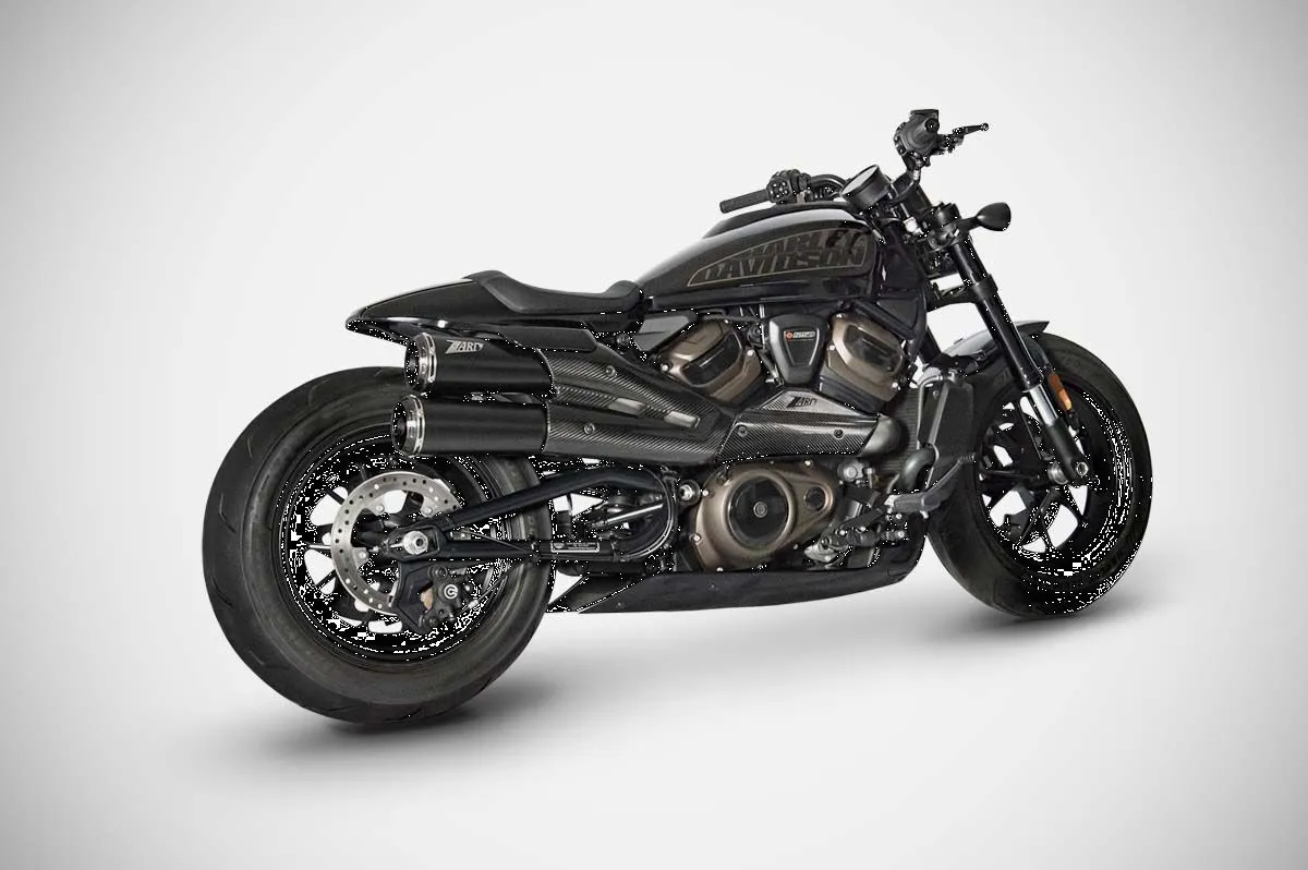 ZARD Top Gun 2-2 Slip-On System Harley Davidson – Sportster S Edition