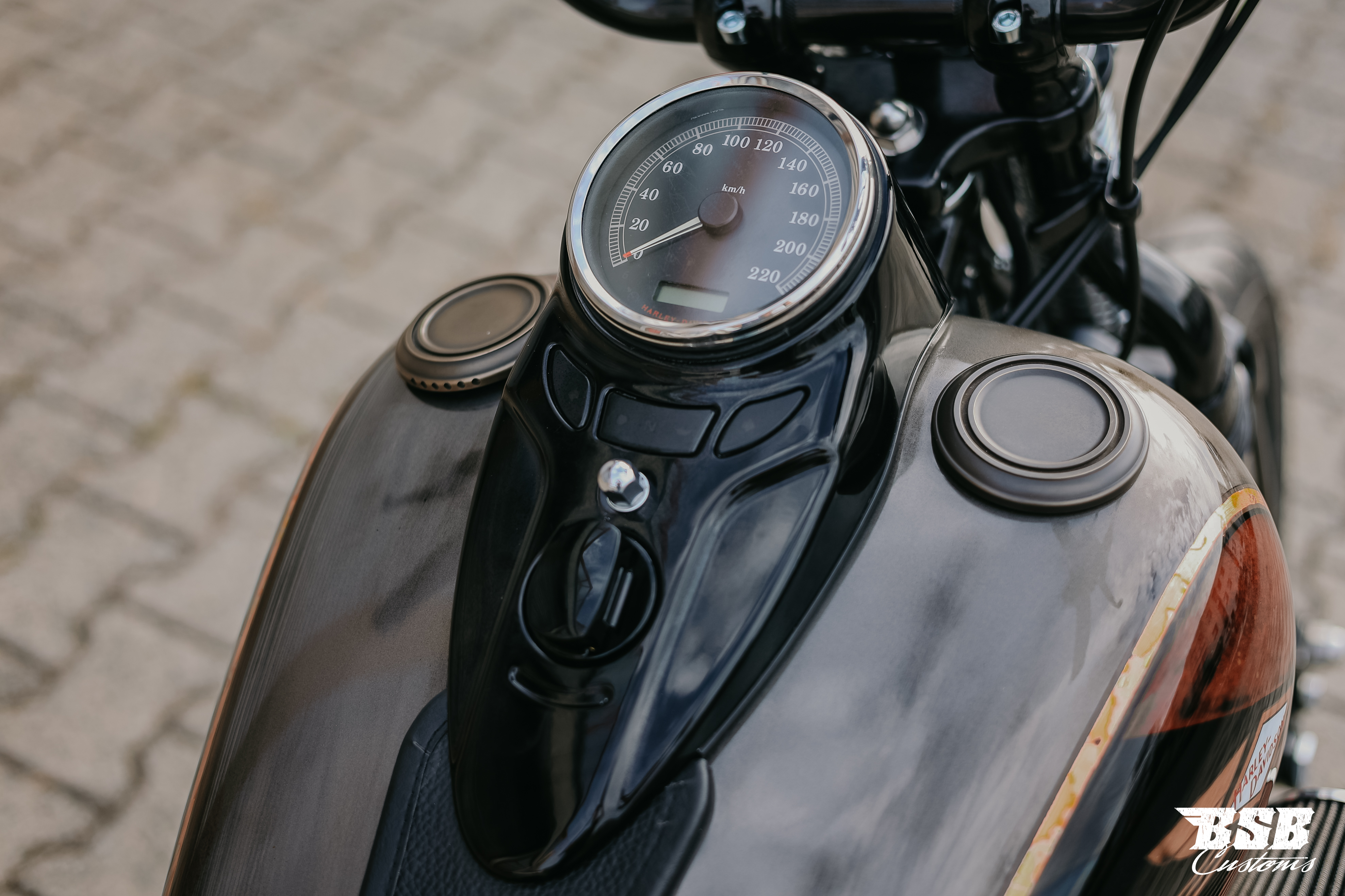 Harley-Davidson FLSB Cross Bones – letztes Baujahr | 5HD1 | 1. Hand |  exklusiver Custom-Umbau