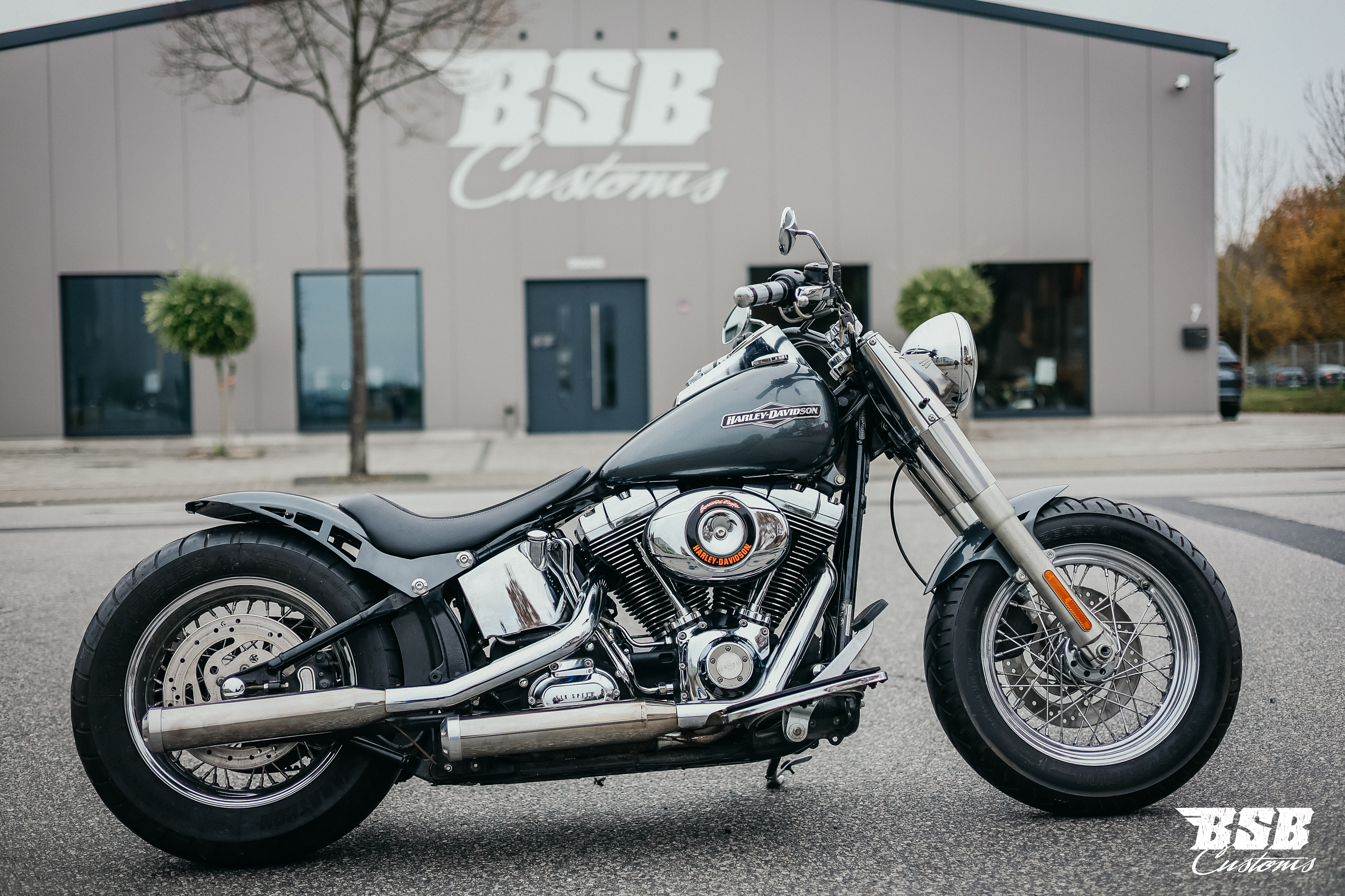 2007 Harley Davidson Heritage Softaim mit 200 Umbau und MCJ Anlage 