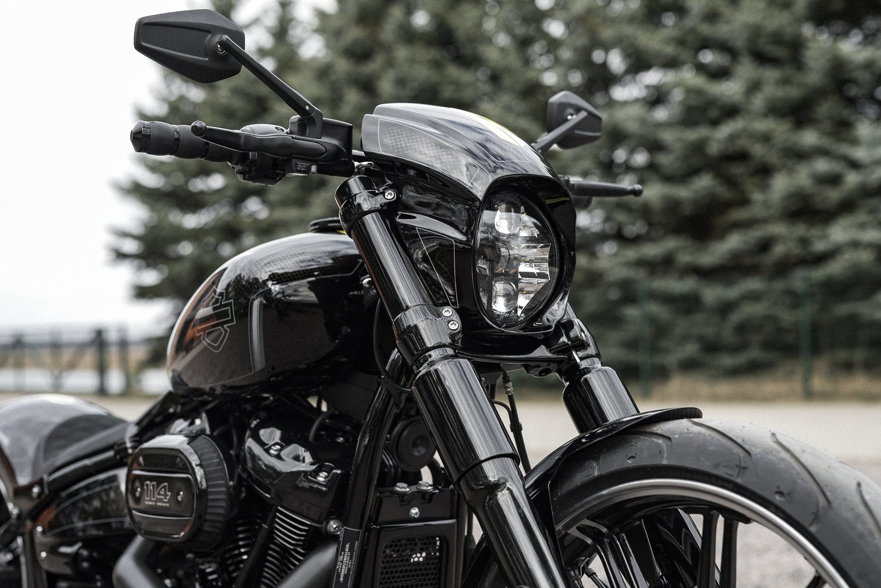 HARLEY-DAVIDSON "AGGRESSOR" SERIES SOFTAIL M8 LOW RIDER S FXLRS SCHEINWERFERVERKLEIDUNG 2018-2023